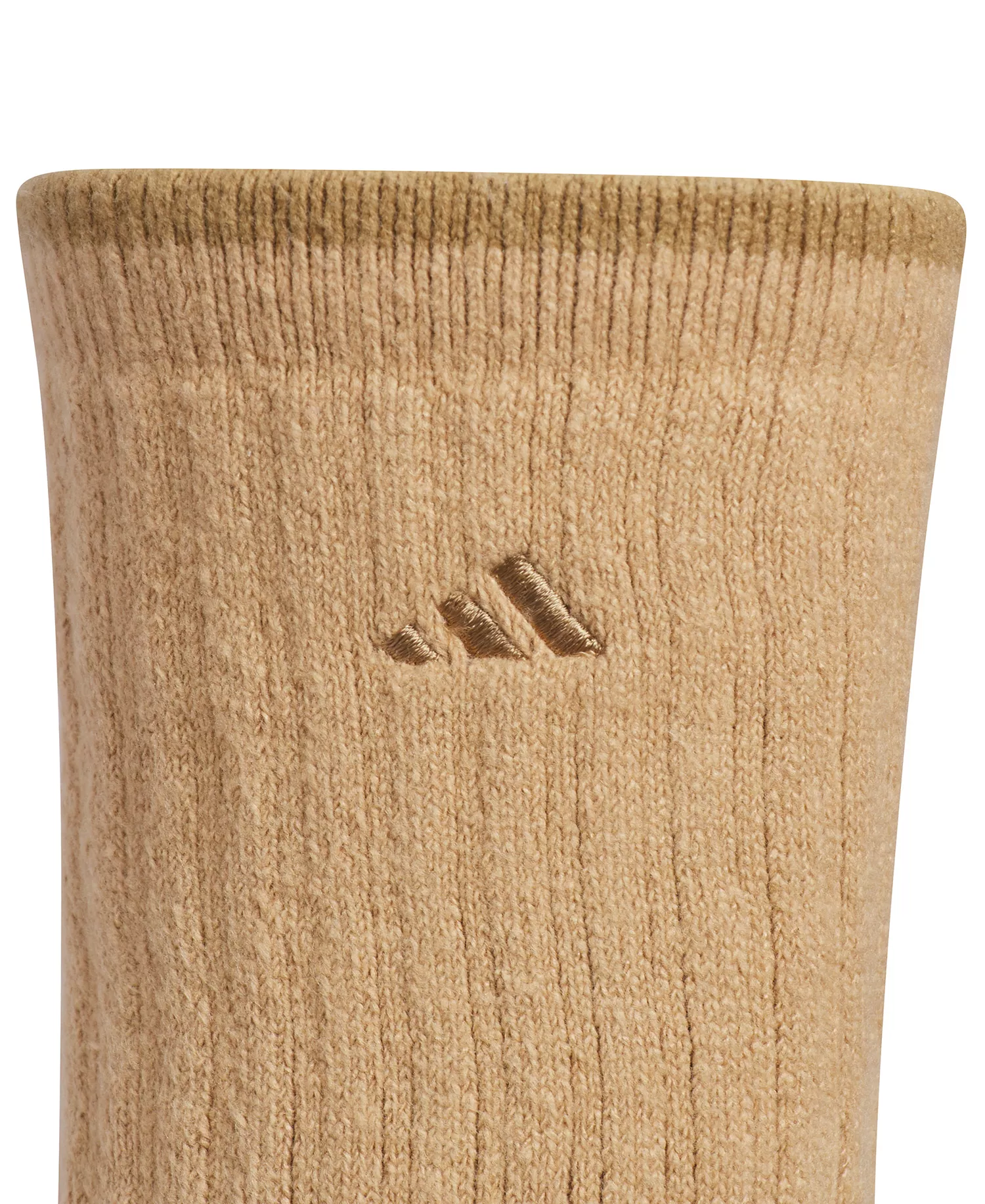 Women's 3-Pack Cushioned Comfort 2.0 Crew Socks - Warm Sandstone Beige/Wonder White/White - ONE SIZE