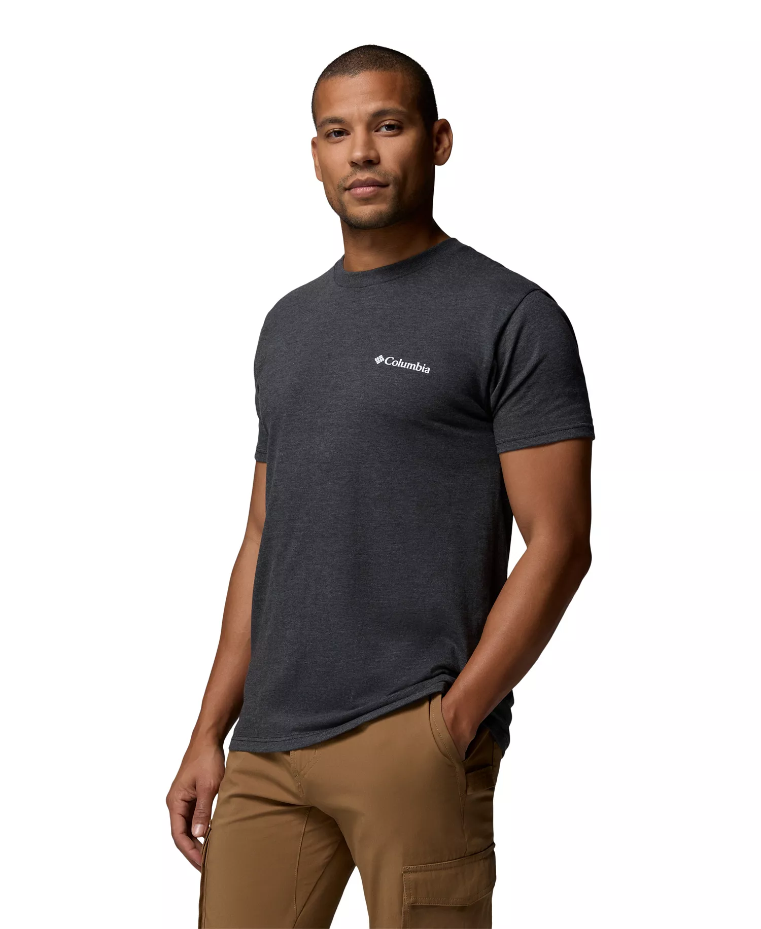 Men's Short-Sleeve Willie Graphic T-Shirt - Charcoal Heather - L