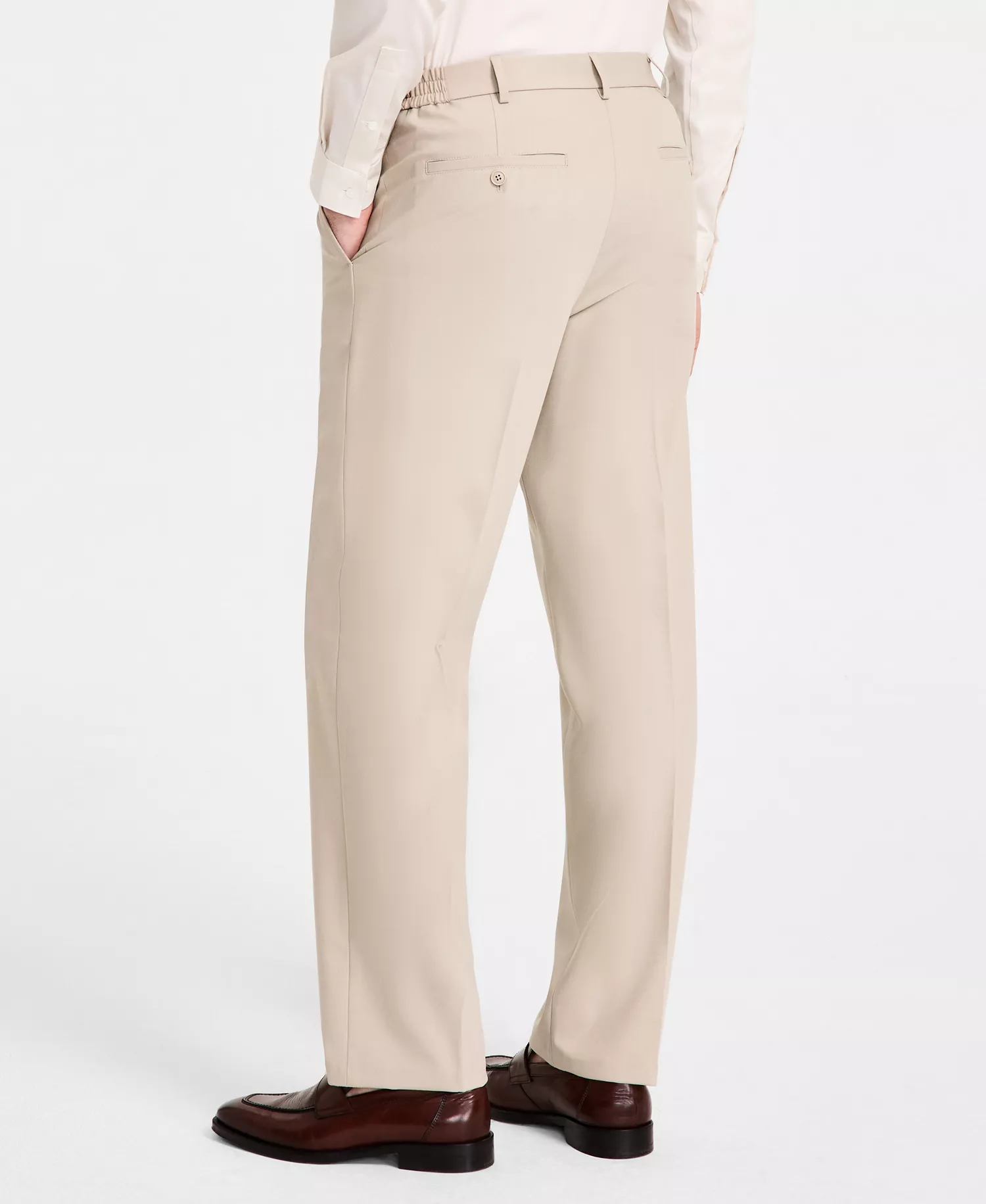 Men's Modern-Fit Dress Pants  - Tan - 30 - 30
