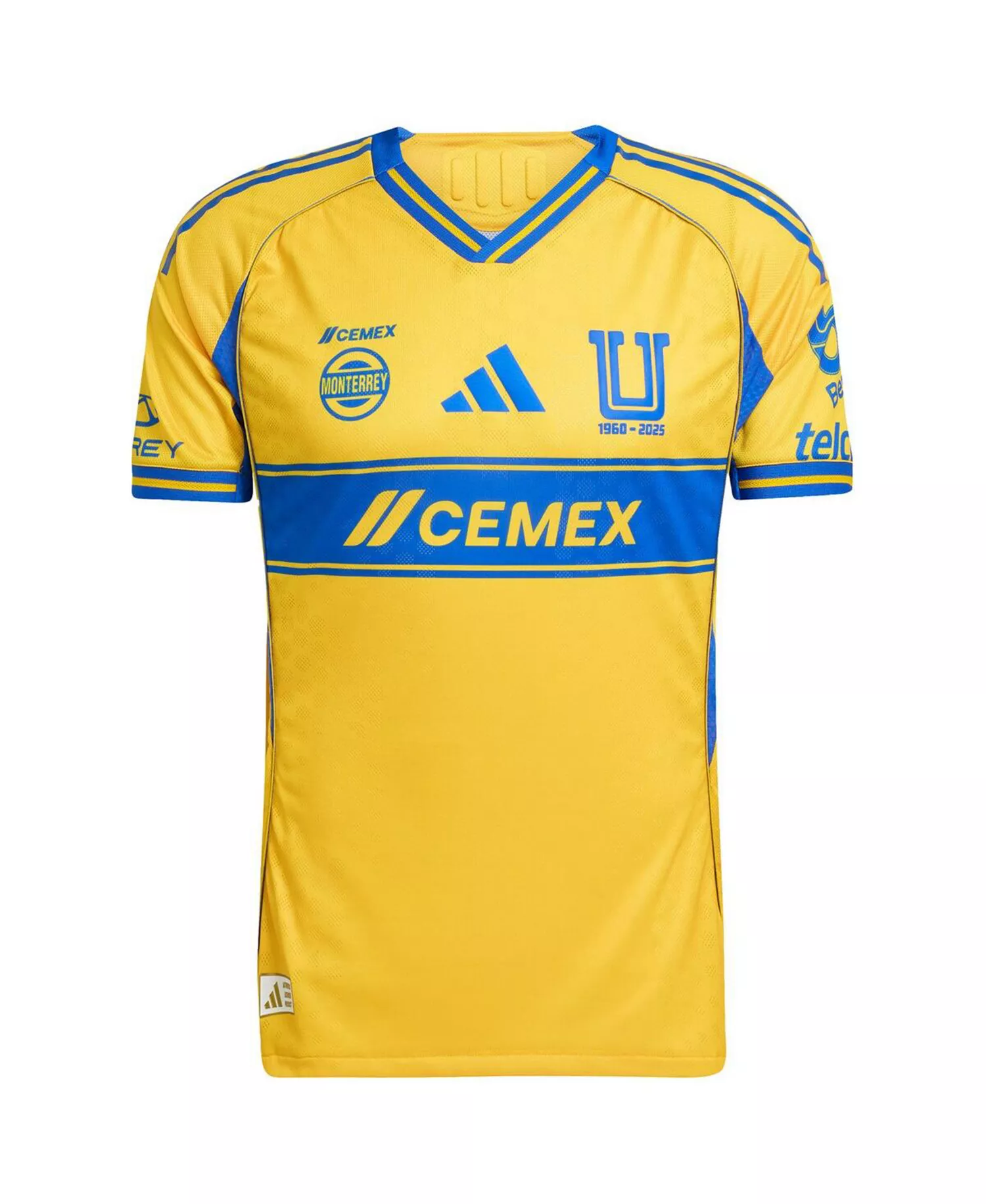 Men's Gold Tigres UANL 2025/26 Home Authentic Jersey - Gold - 2XL