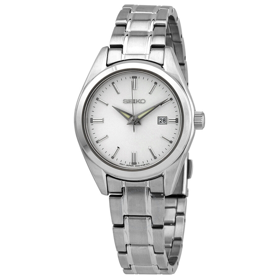 Seiko Essentials Quartz Silver Dial Ladies Watch