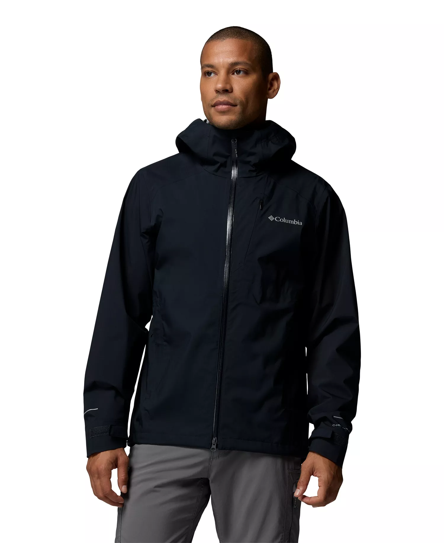 Men's Trailborne Hooded Jacket - Black - L
