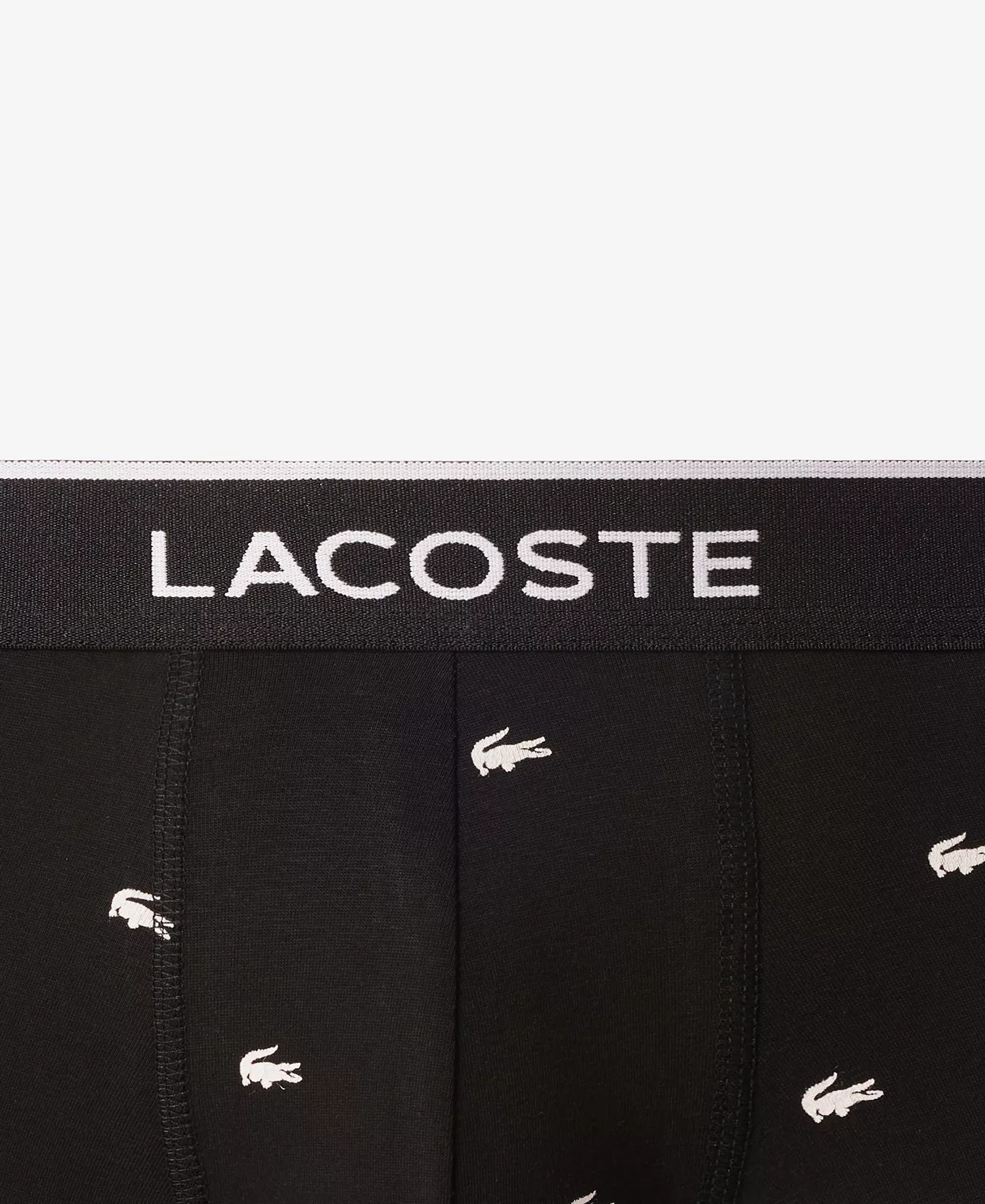 Lactose Men's Cotton Stretch Mini-Crocodile Trunks, 3-Pack - Gray Aop - L