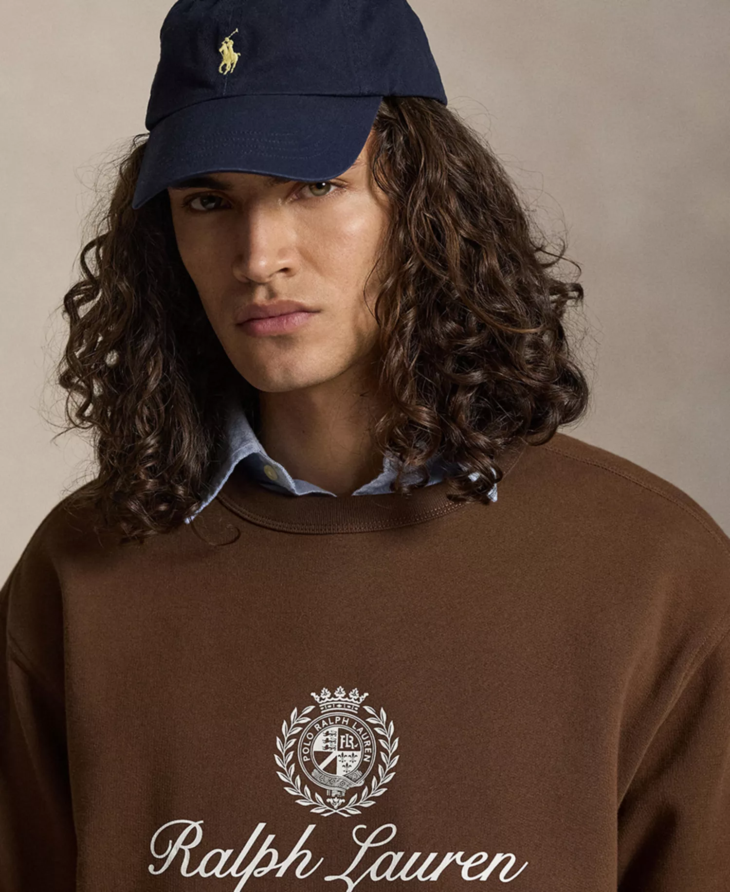 Men's Big & Tall Graphic Fleece Sweatshirt - Branch Brown - 2LT