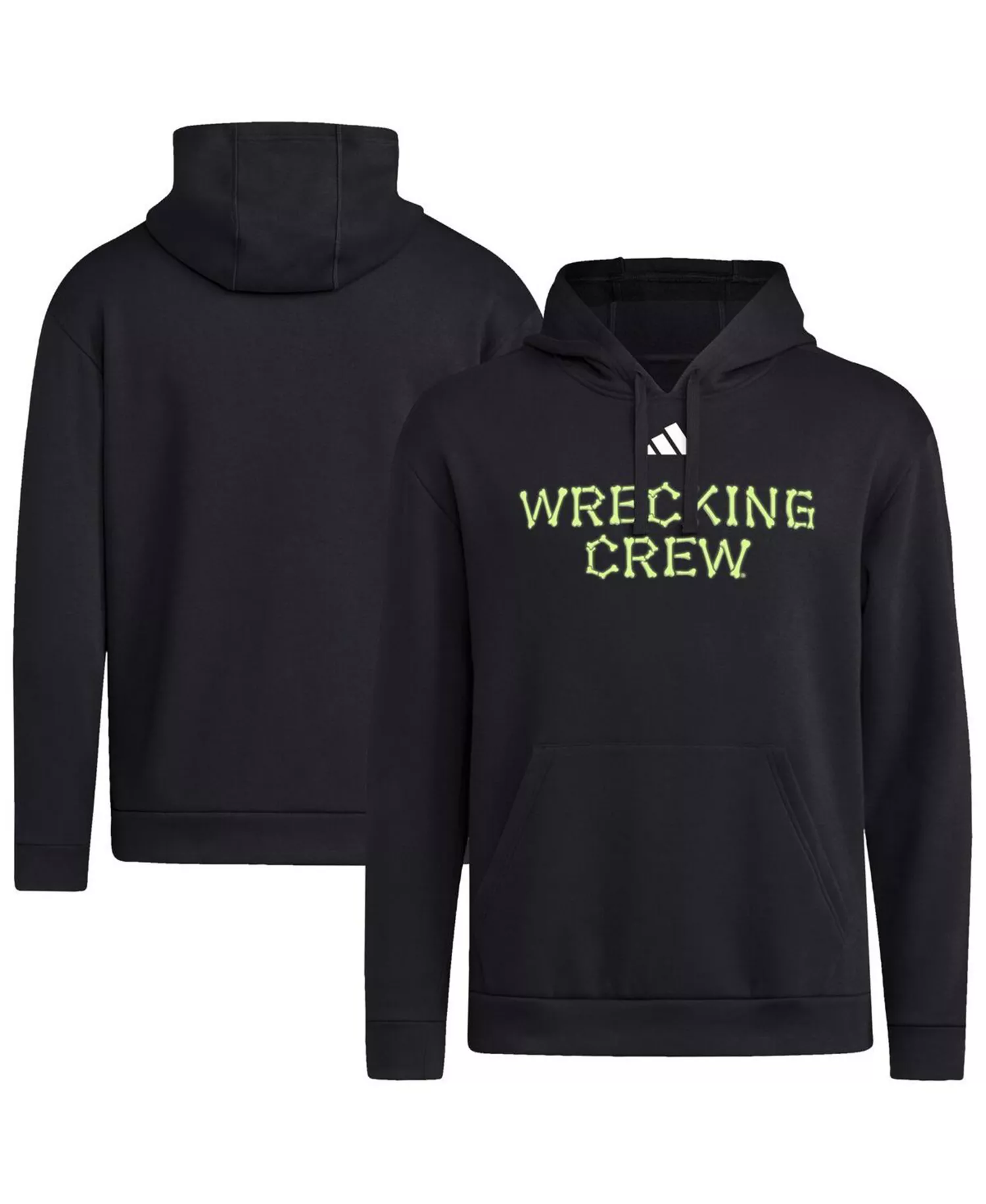 Men's Black Texas A M Aggies Glow Halloween Wrecking Crew Pullover Hoodie - Black - L