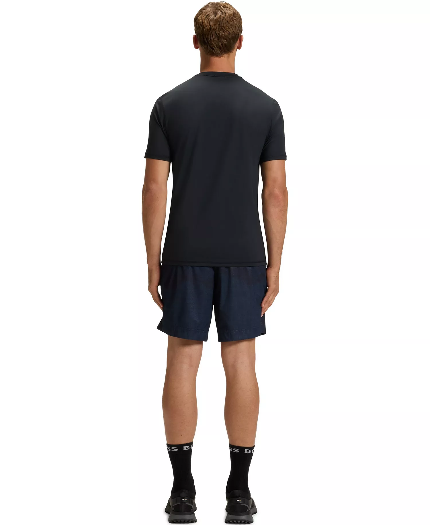 Men's Moisture Management Active Slim-Fit T-Shirt - Dark Blue - 2XL