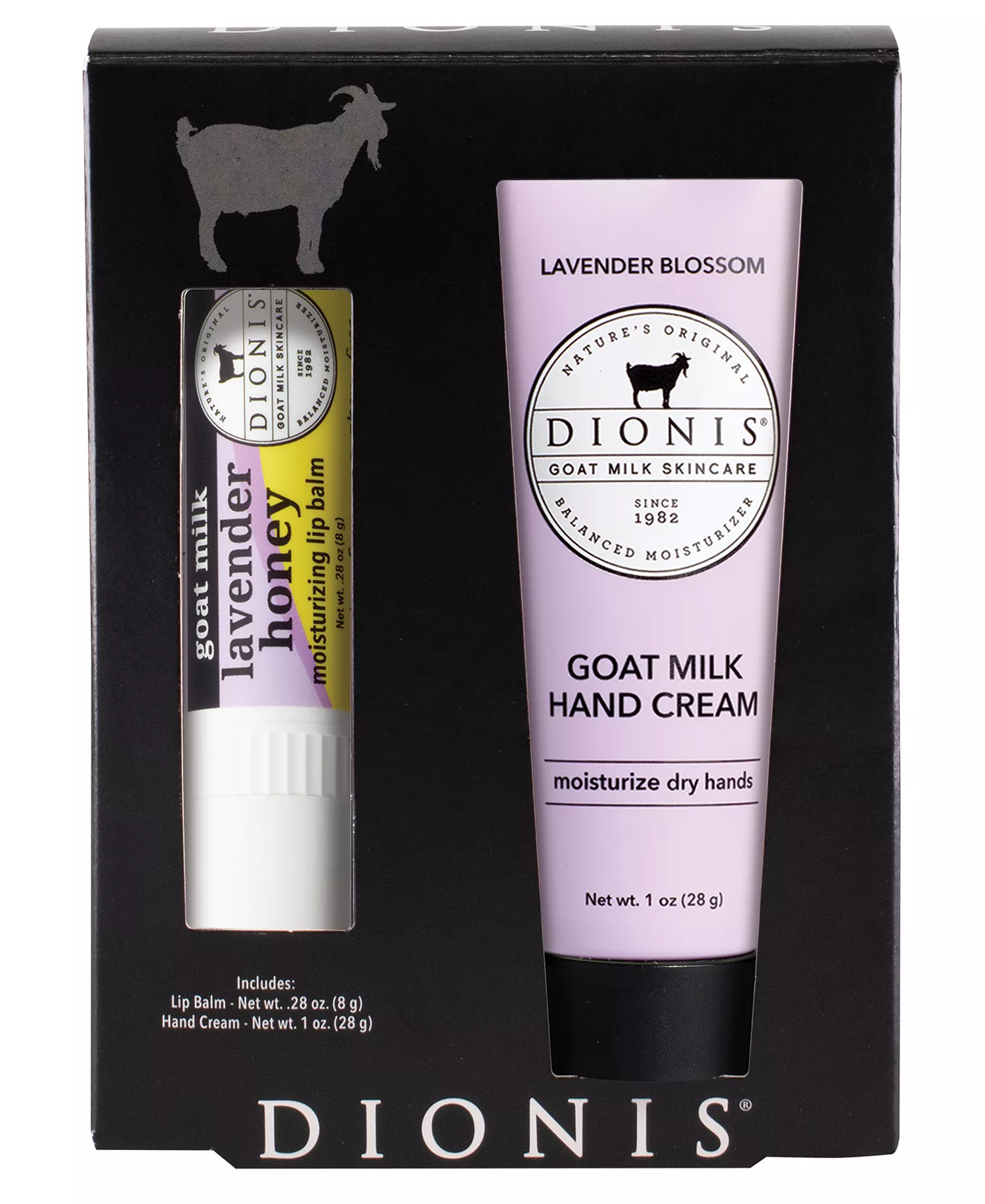 2-Pc. Lavender Honey Goat Milk Lip Balm and Hand Cream Set - No Color - No Size