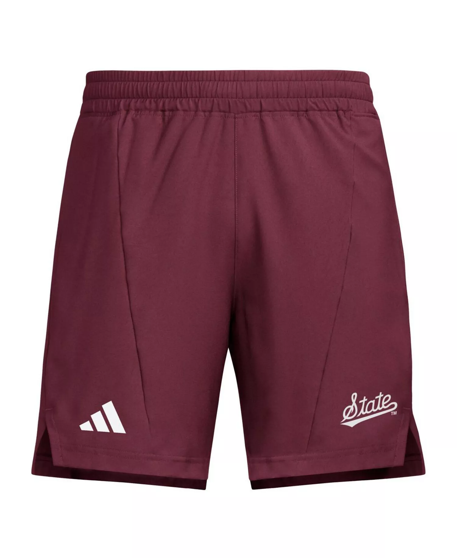 Men's Maroon Mississippi State Bulldogs Program Woven Training Shorts - Maroon - L