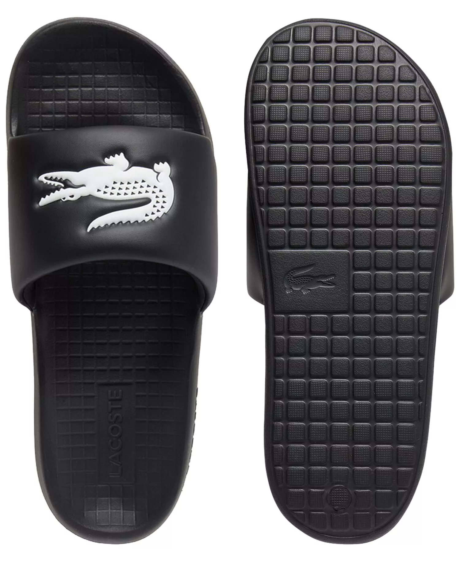 Men's Logo Serve Slides 1.0  - Black/White - 10M