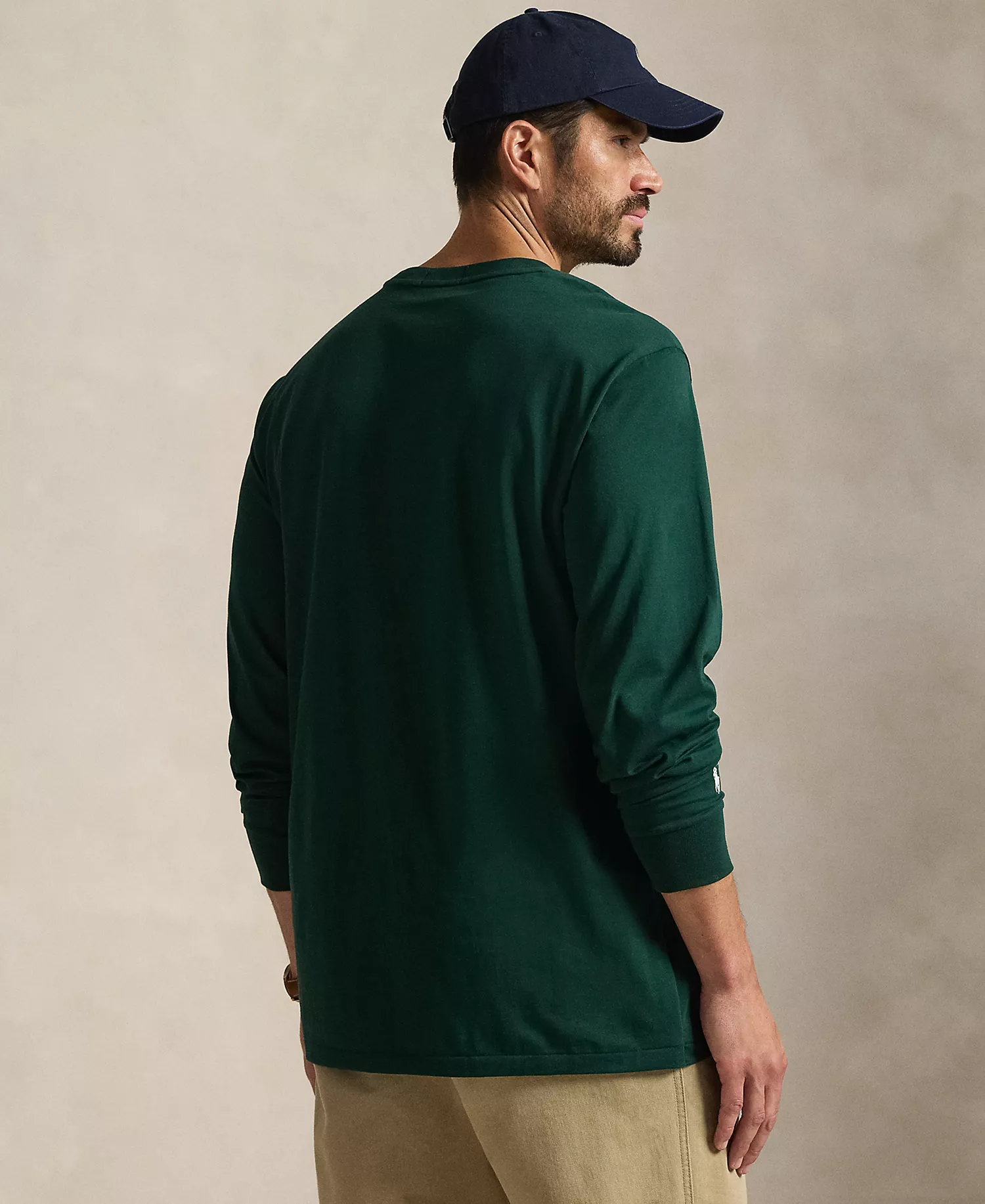 Men's Big & Tall Long-Sleeve Graphic T-Shirt - Moss Agate - 2LT