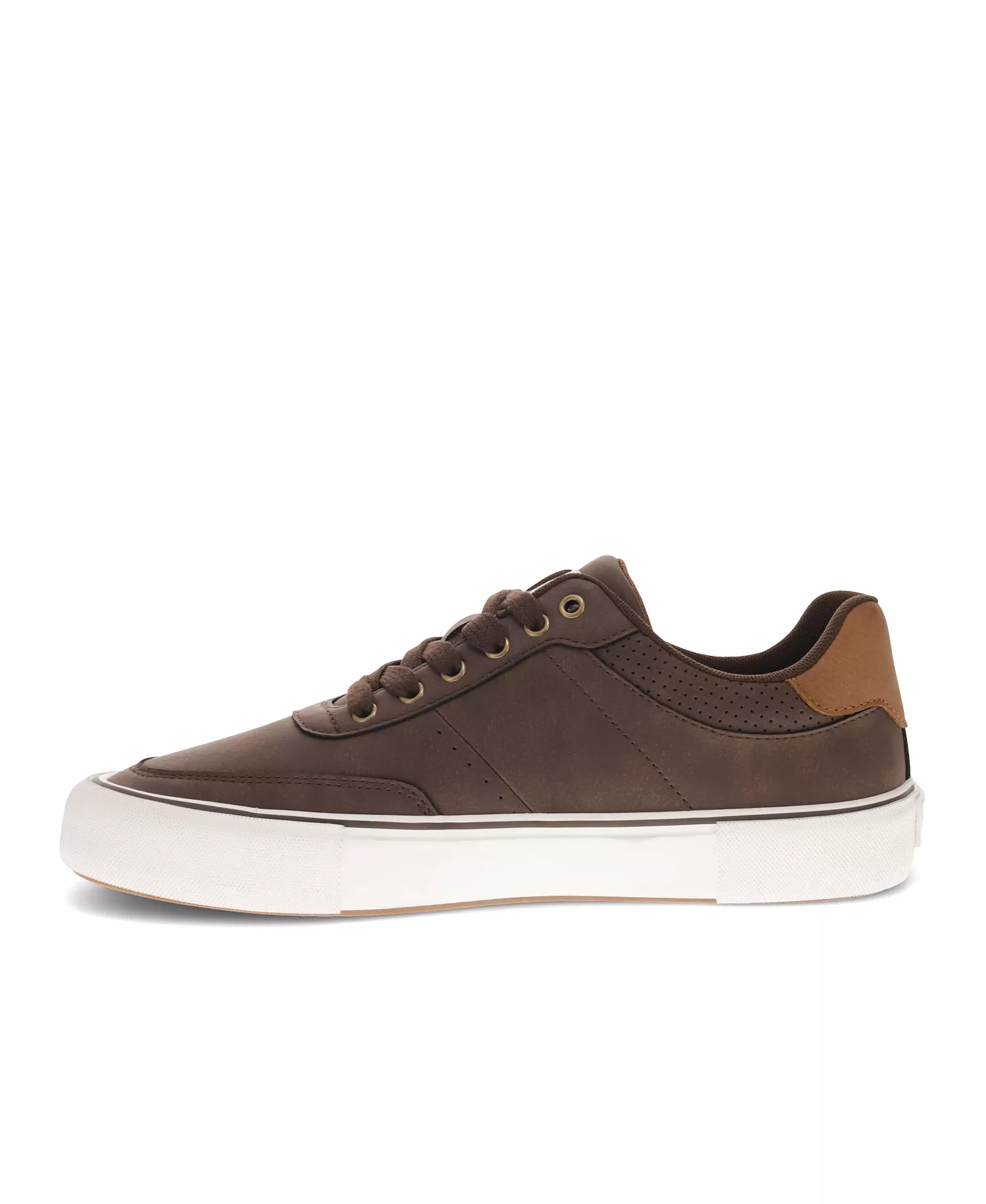 Men's Munro UL Faux Leather Lace-Up Sneakers - Brown, Tan - 10.5M
