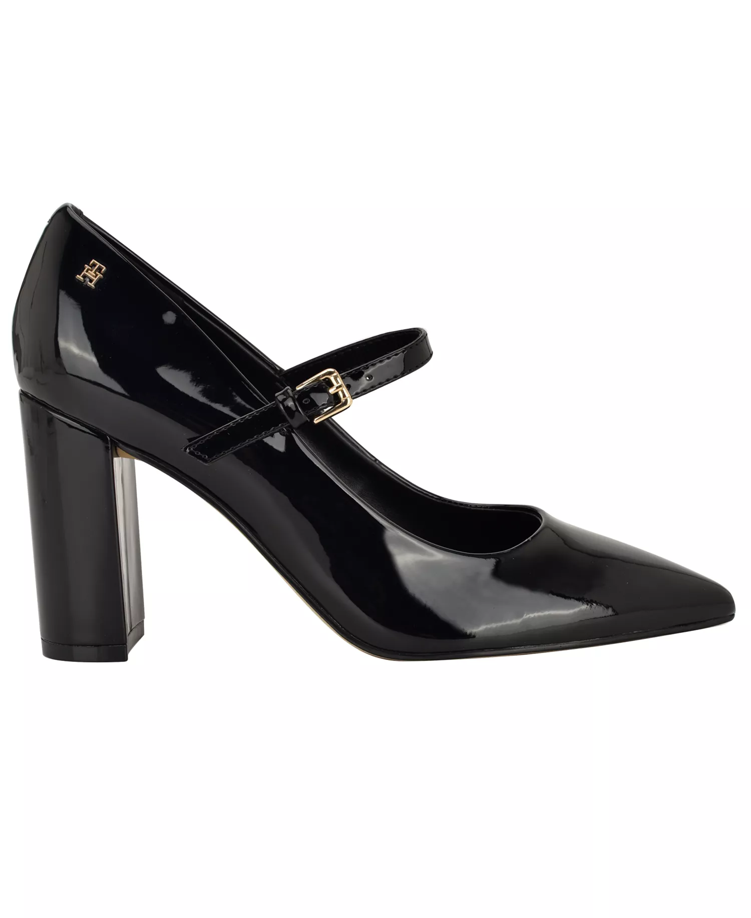 Women's Aveniz High Block Heel Mary Jane Pumps - Black - 10M
