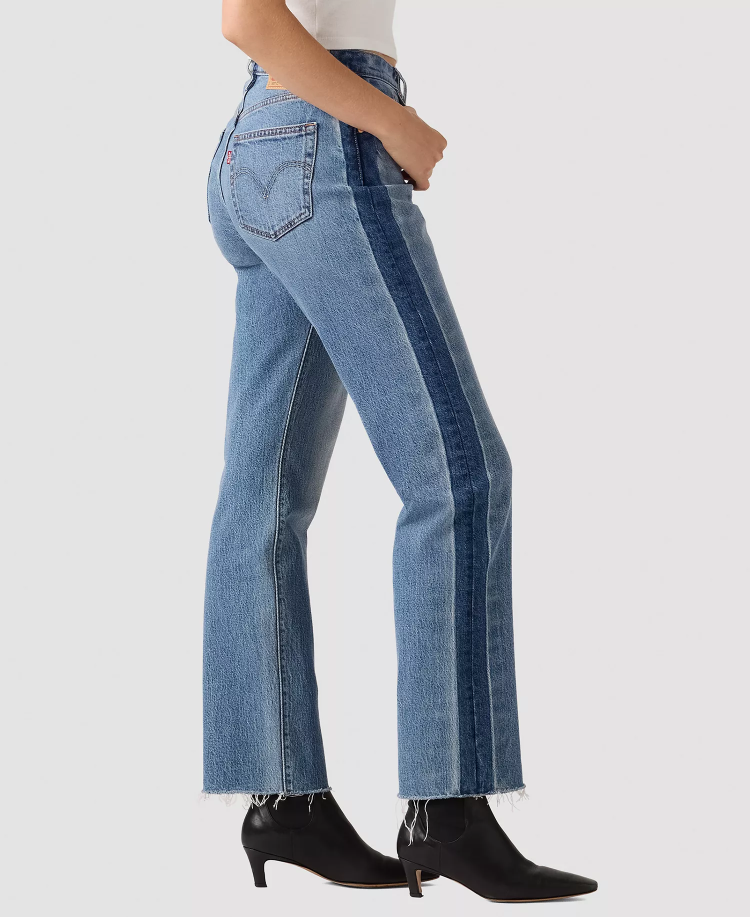 Women's 501 Curve Straight Leg High-Rise Jeans - So So No No - 24
