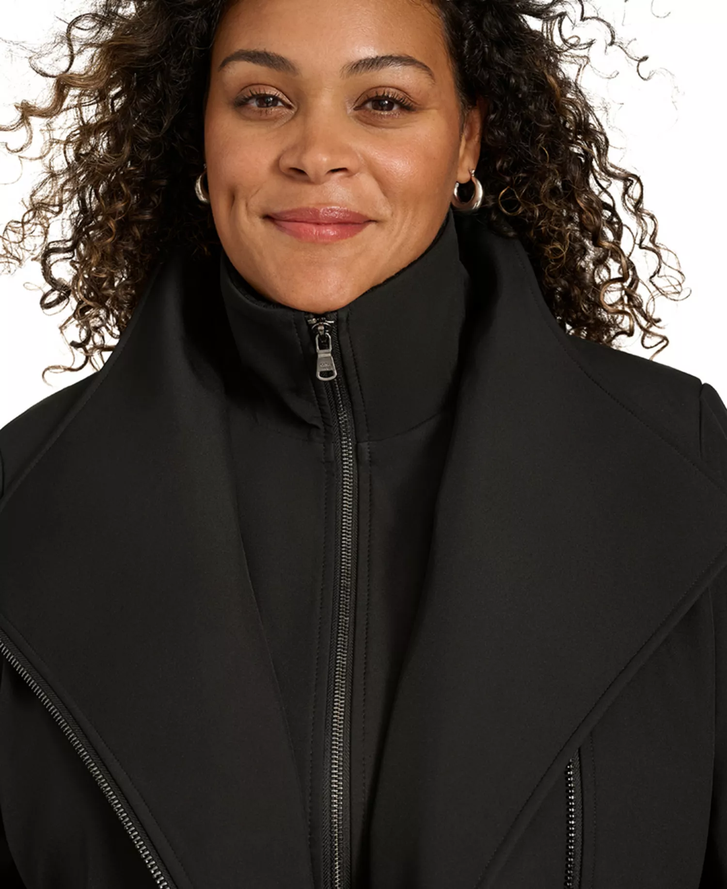 Plus Size Belted Long-Sleeve Wrap Coat, Created for Macy's - Black - 0X