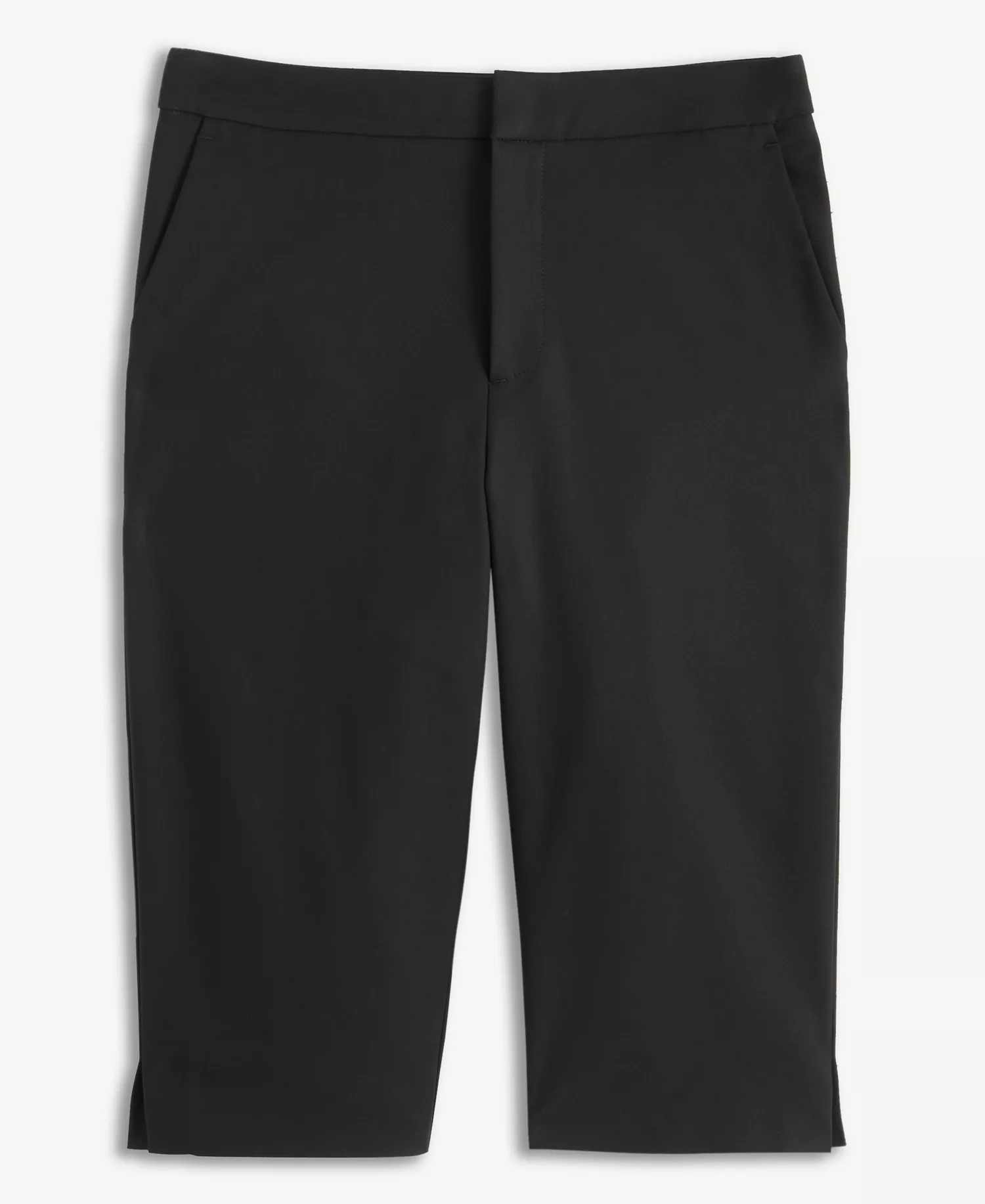 Petite High-Rise Capri Pants, Macy's Exclusive - Deep Black - 0P