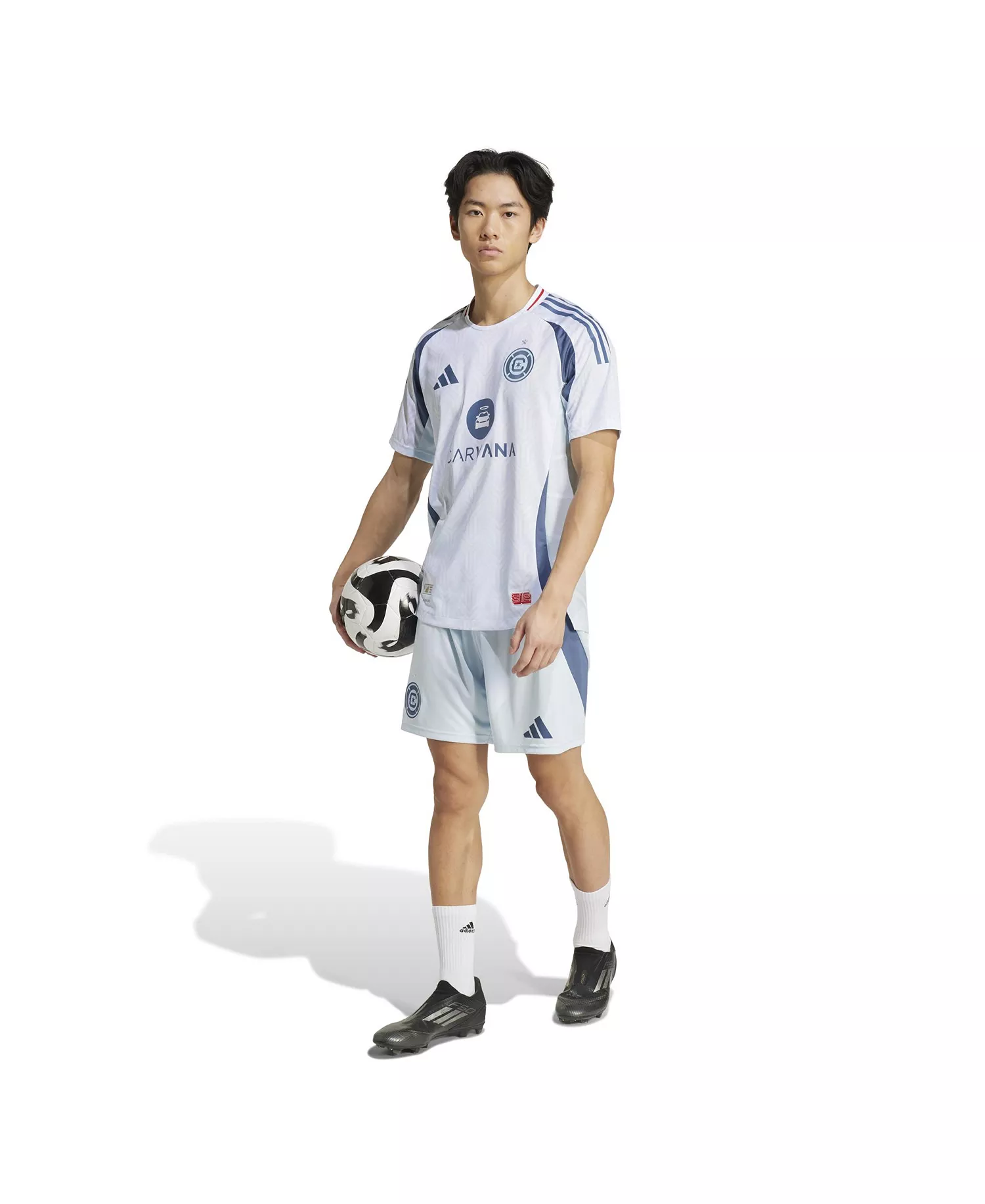 Men's Light Blue Chicago Fire Away 2025 Municipal Device Kit Authentic Shorts - Light Blue - L