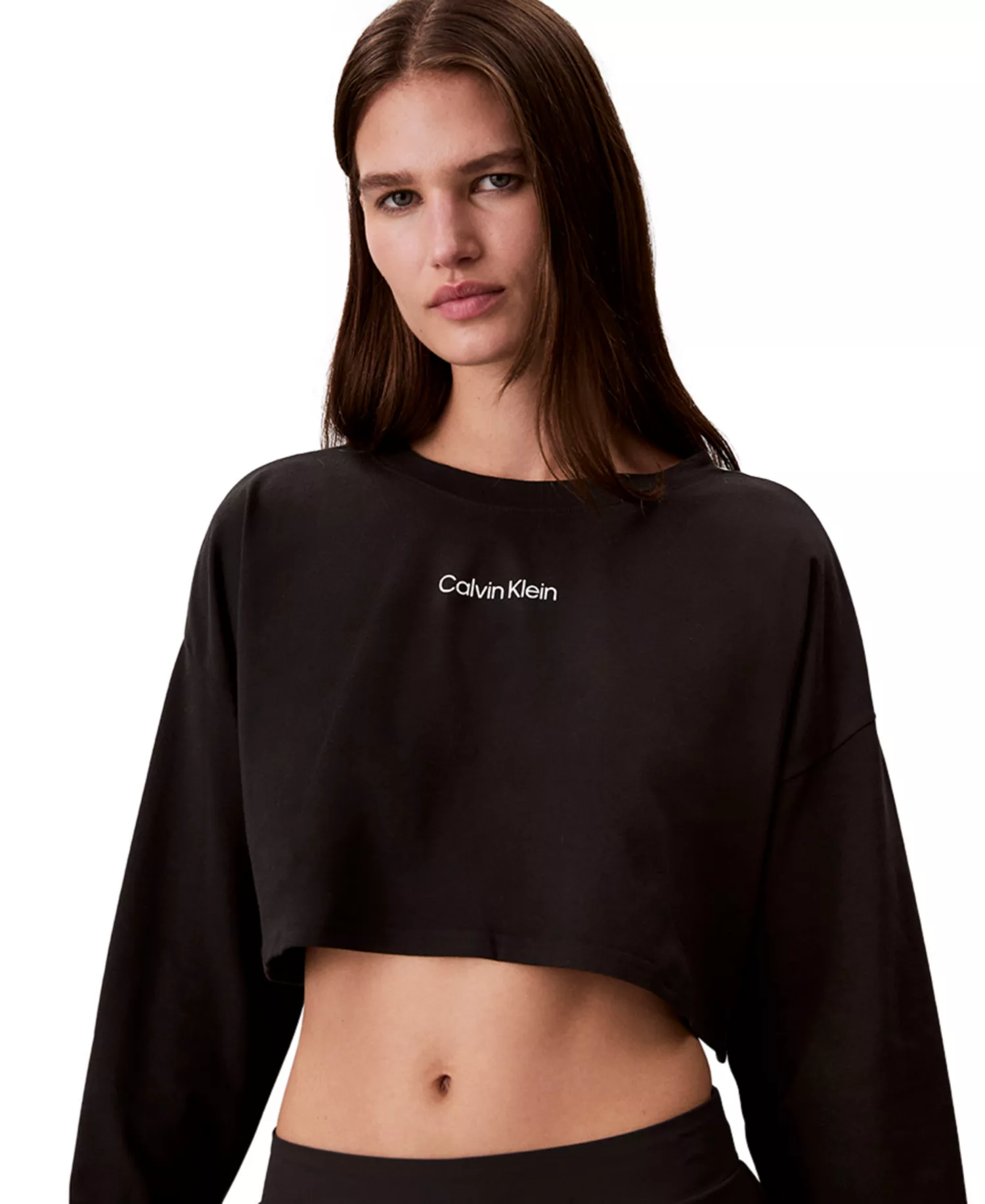 Women's Commuter Relaxed Cropped T-Shirt - Black - 2XL