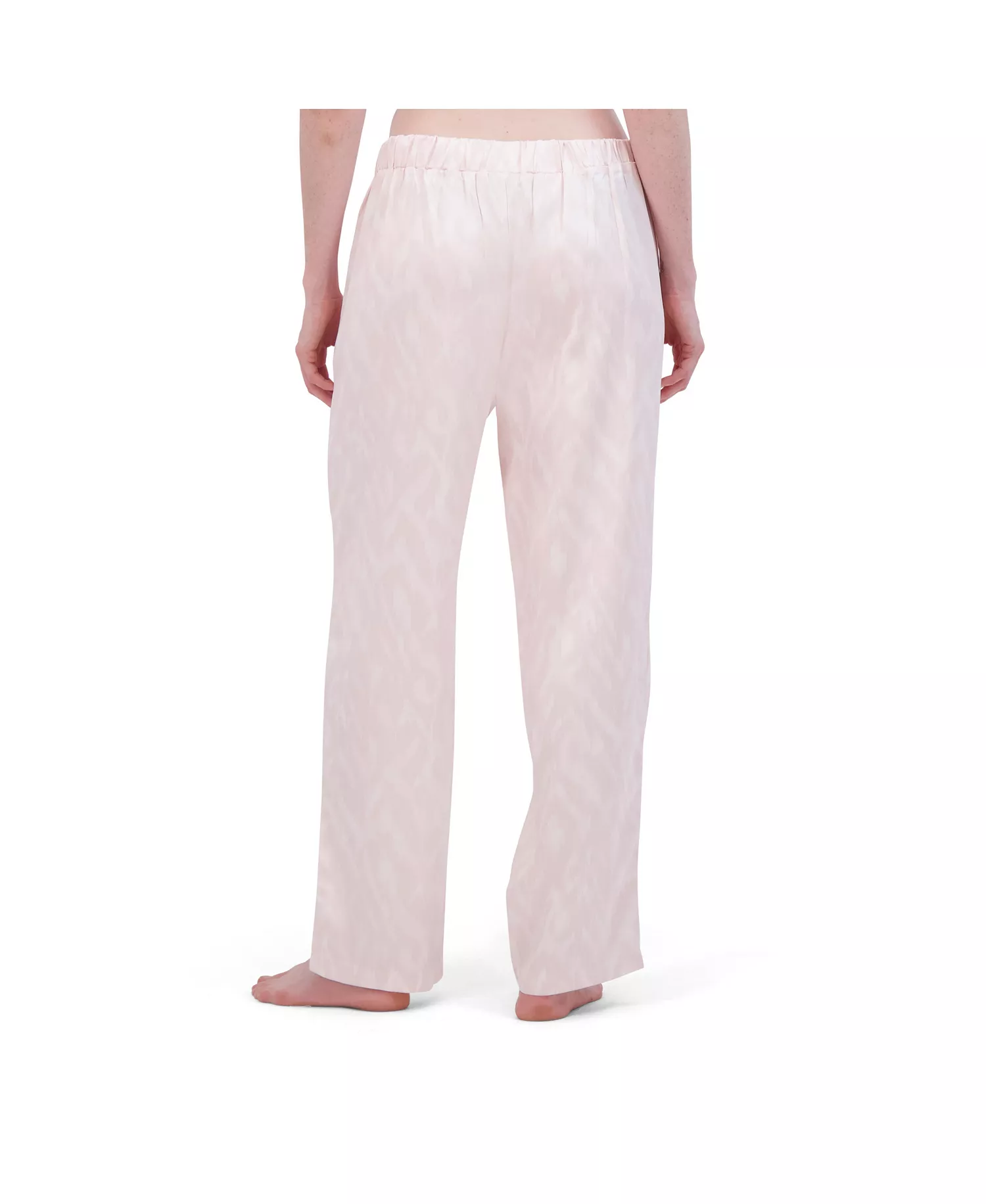 Women's Straight Leg Satin Pajama Pant - Washed out pink - Large