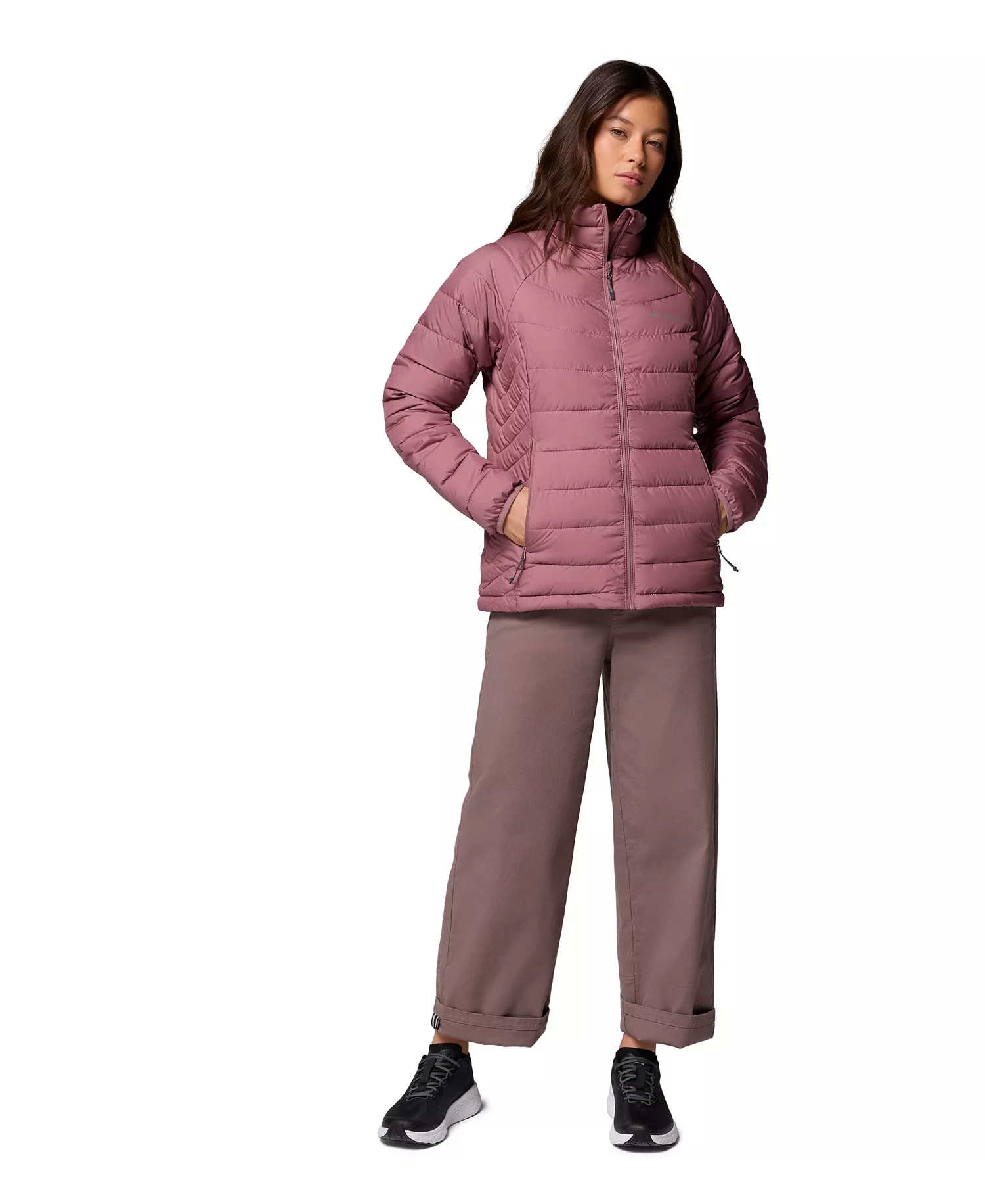Women's Powder Lite II Full Zip Jacket - Black - L