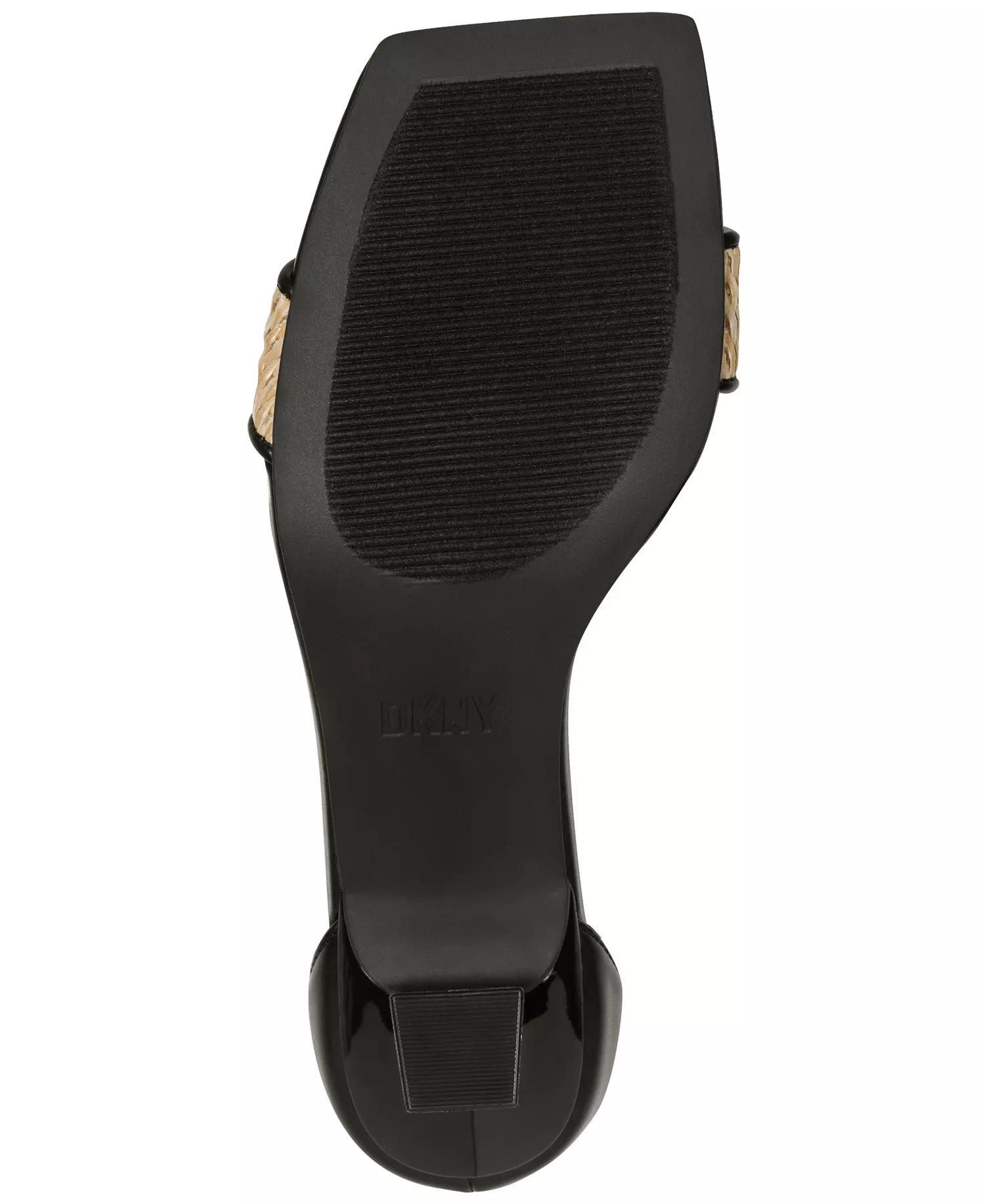 Women's Krazz Raffia Ankle Strap Sandals - Black - 10M