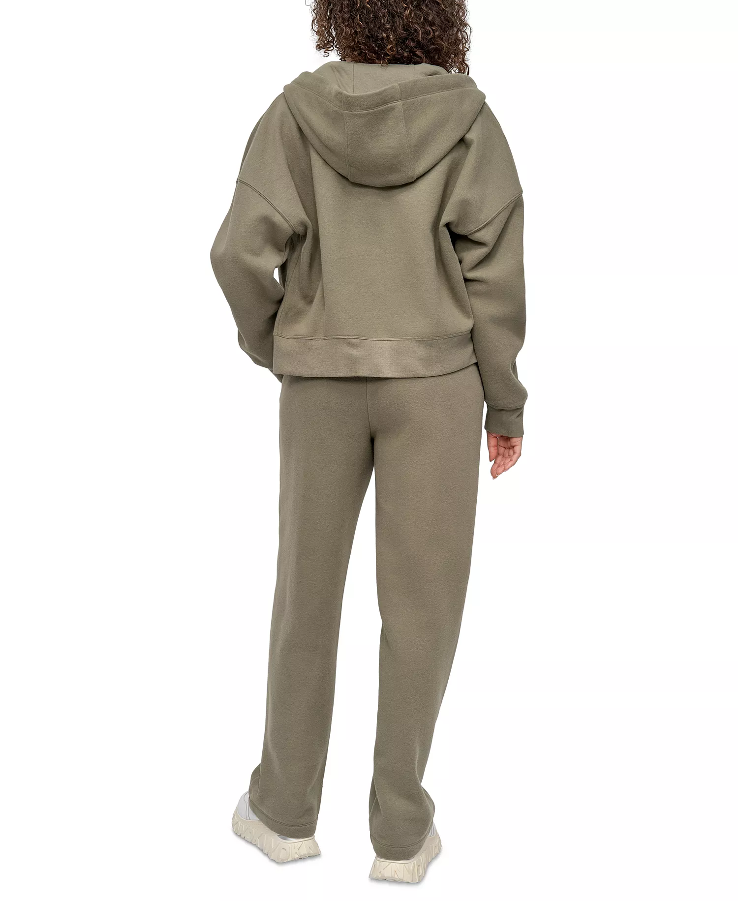 Women's Silicone Logo Full-Zip Hoodie - Utility Green - S