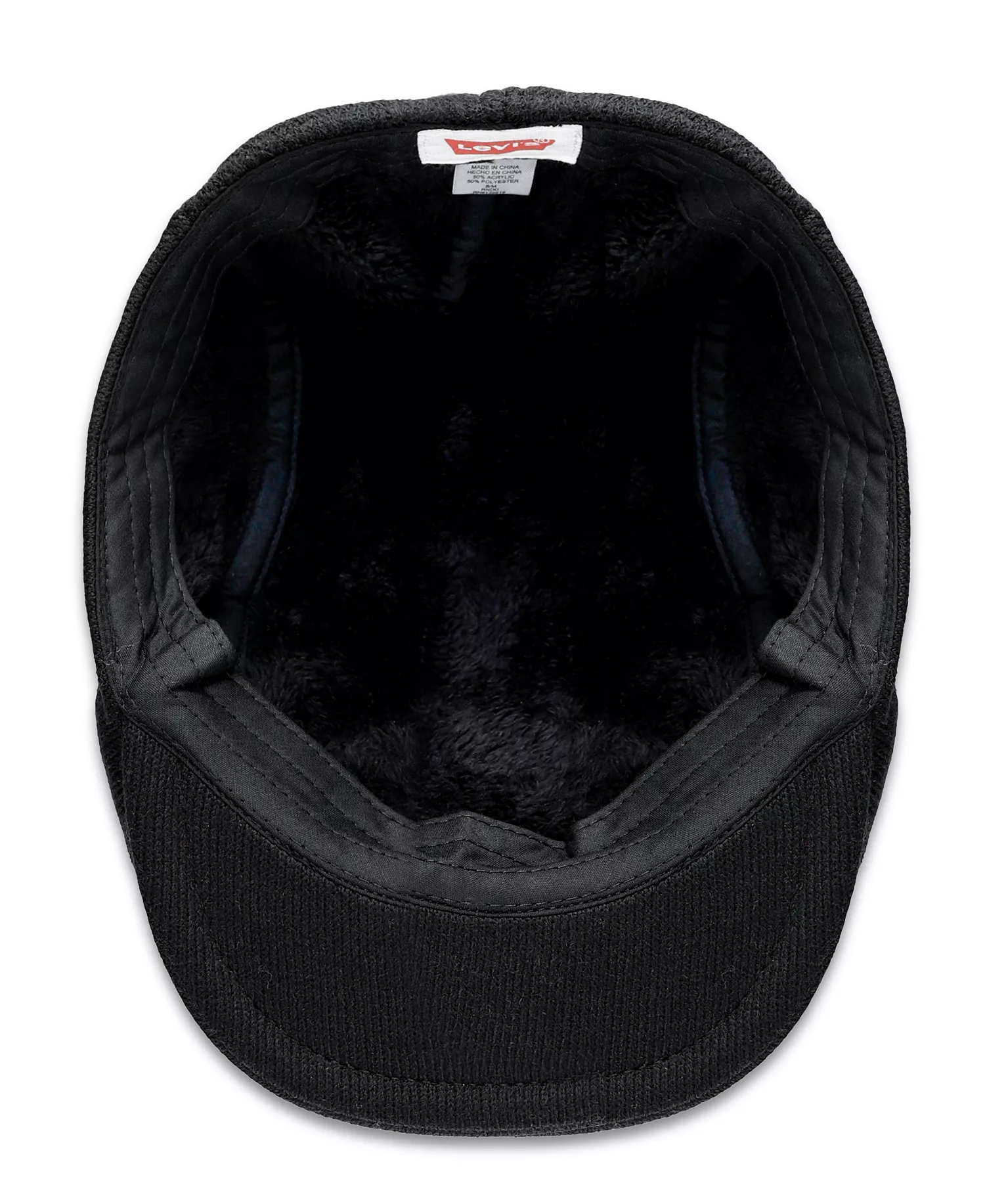 Men's Flat Top Hat - Black - L/XL