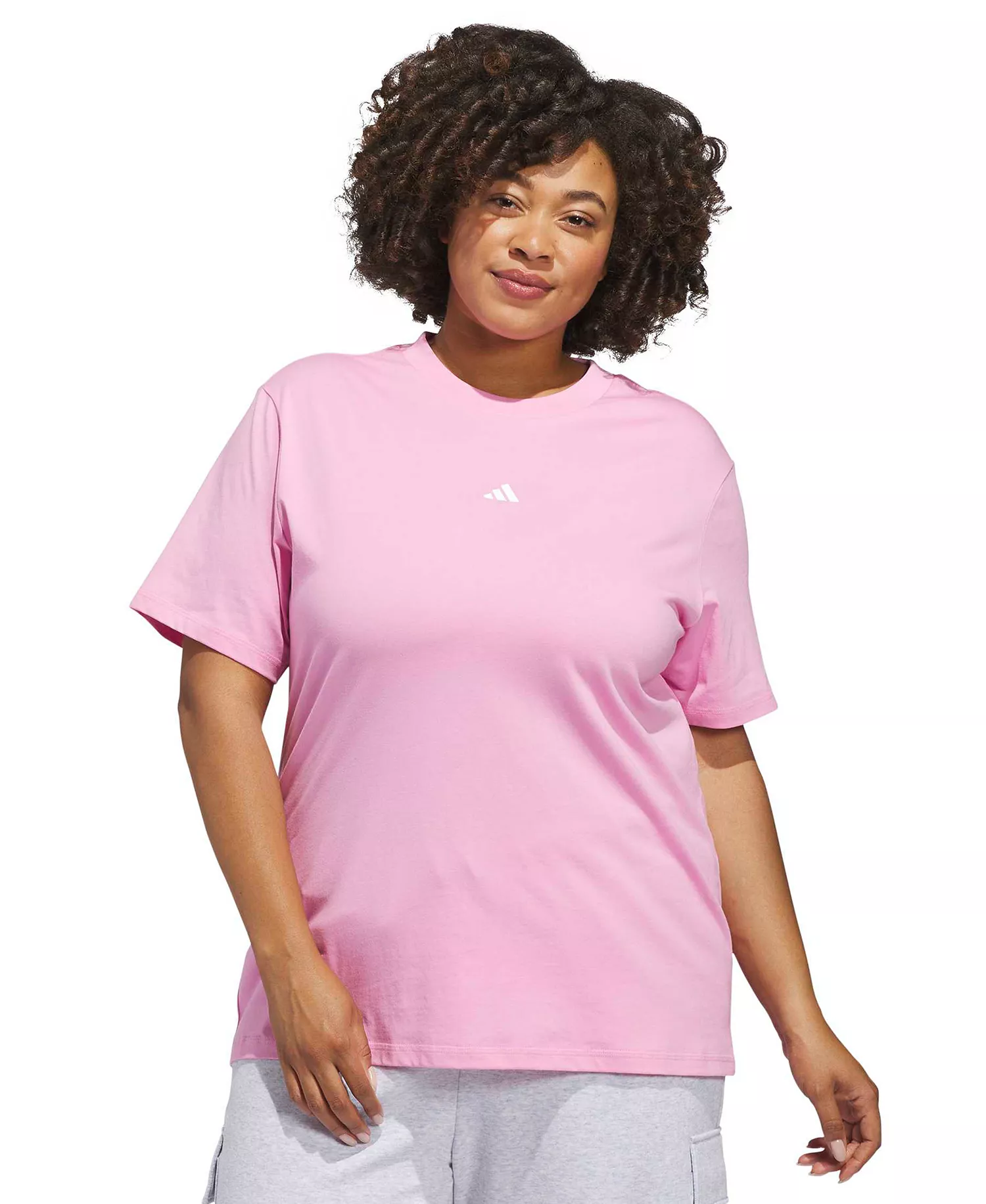 Plus Size Essentials Logo T-Shirt - Black - 1X