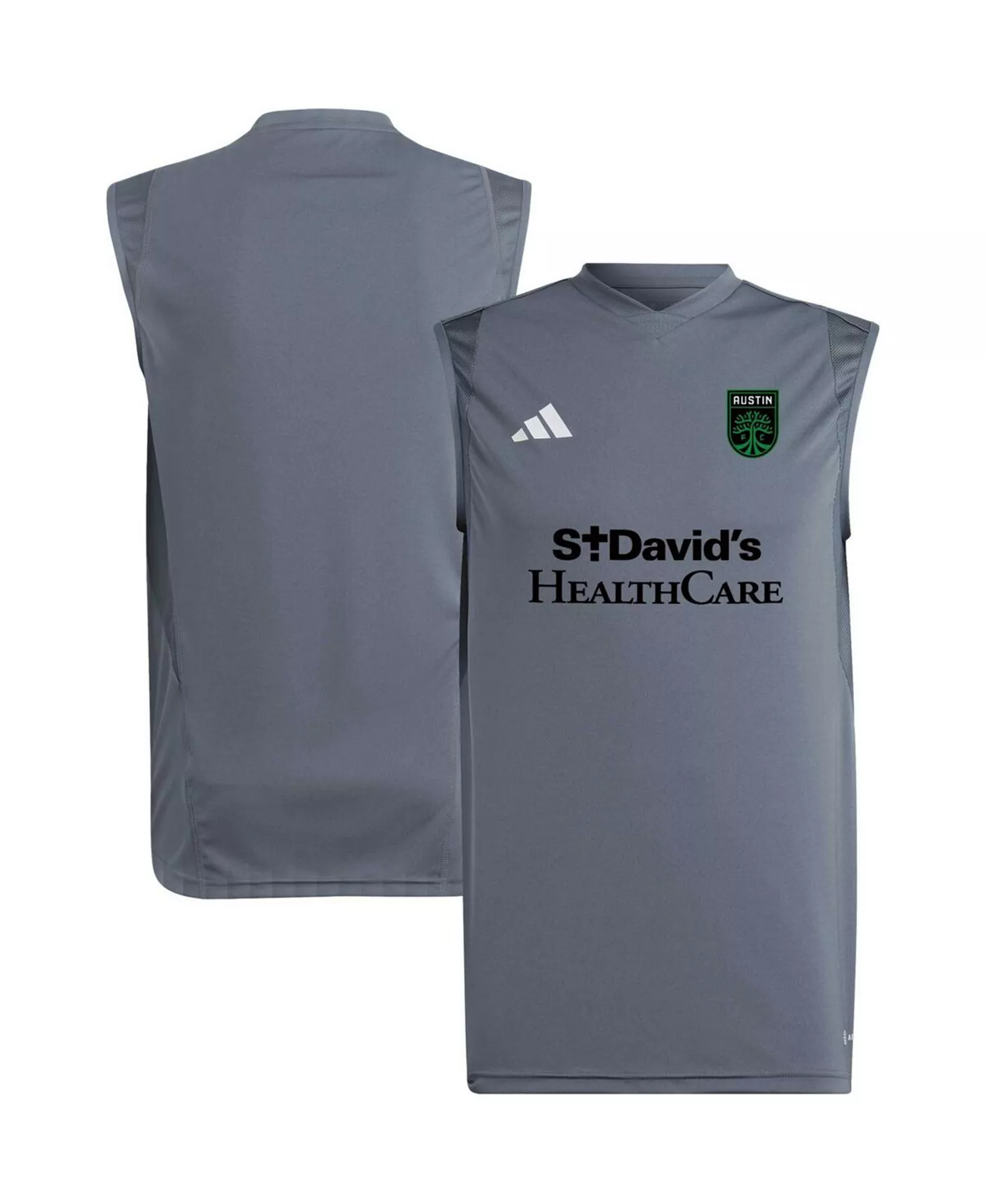 Men's Gray Austin FC 2023 On-Field Sleeveless Training Jersey - Gray - 2XL