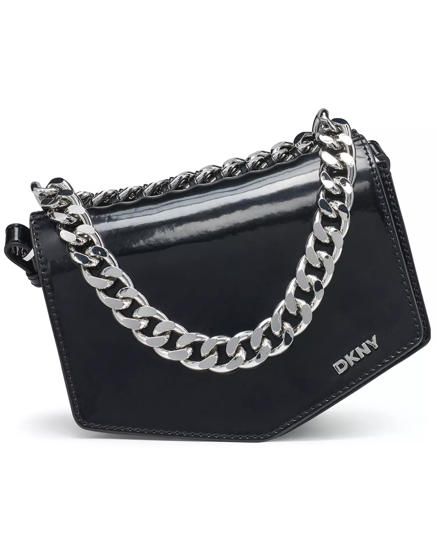 Riona Flap Mini Crossbody Bag - Black/silver - NO SIZE