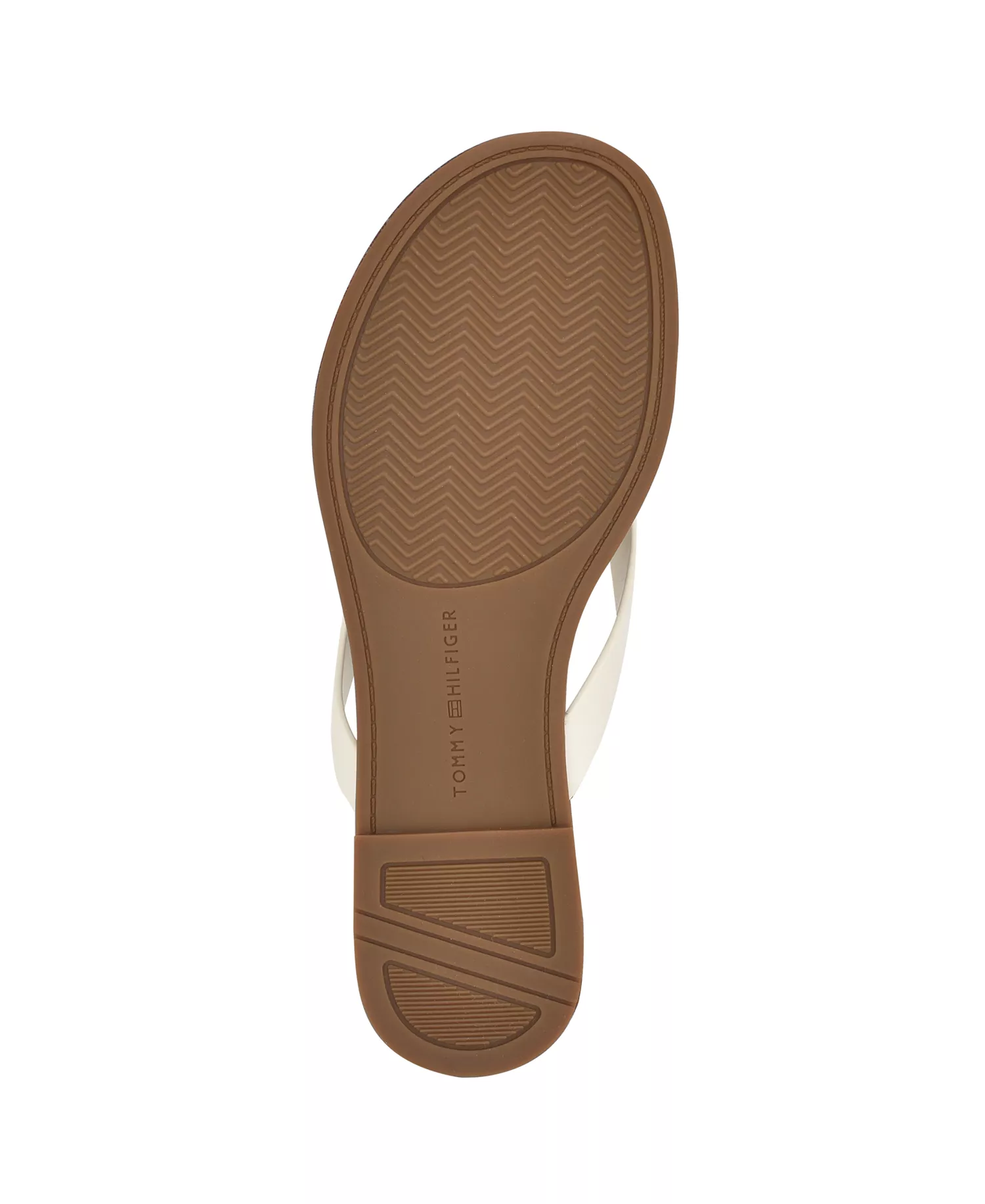 Women's Liande Logo Flat Thong Sandal - White - 5.5M