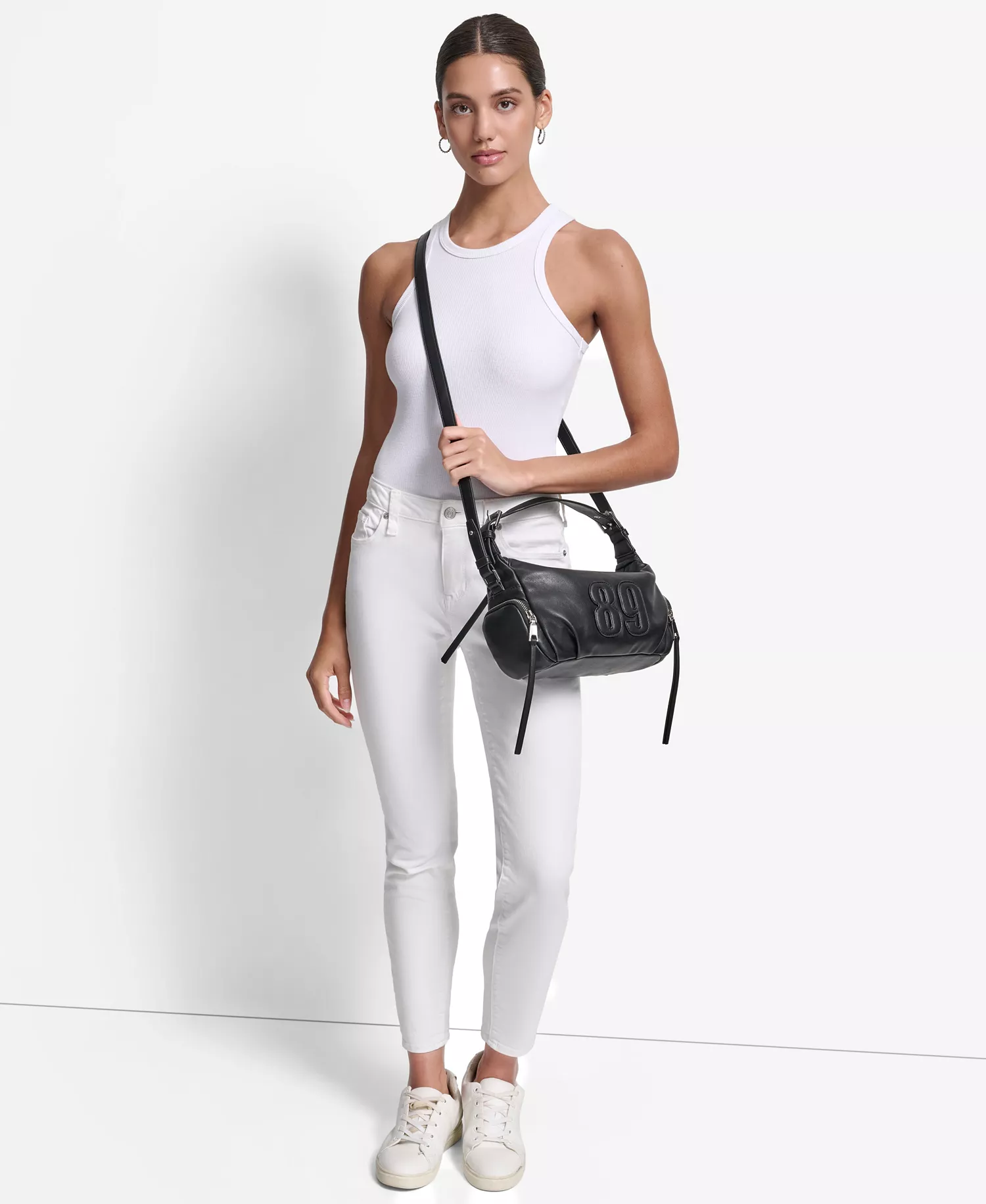 Accessories Women's Chana Small Hobo Bag - Black/Silver - ONE SIZE