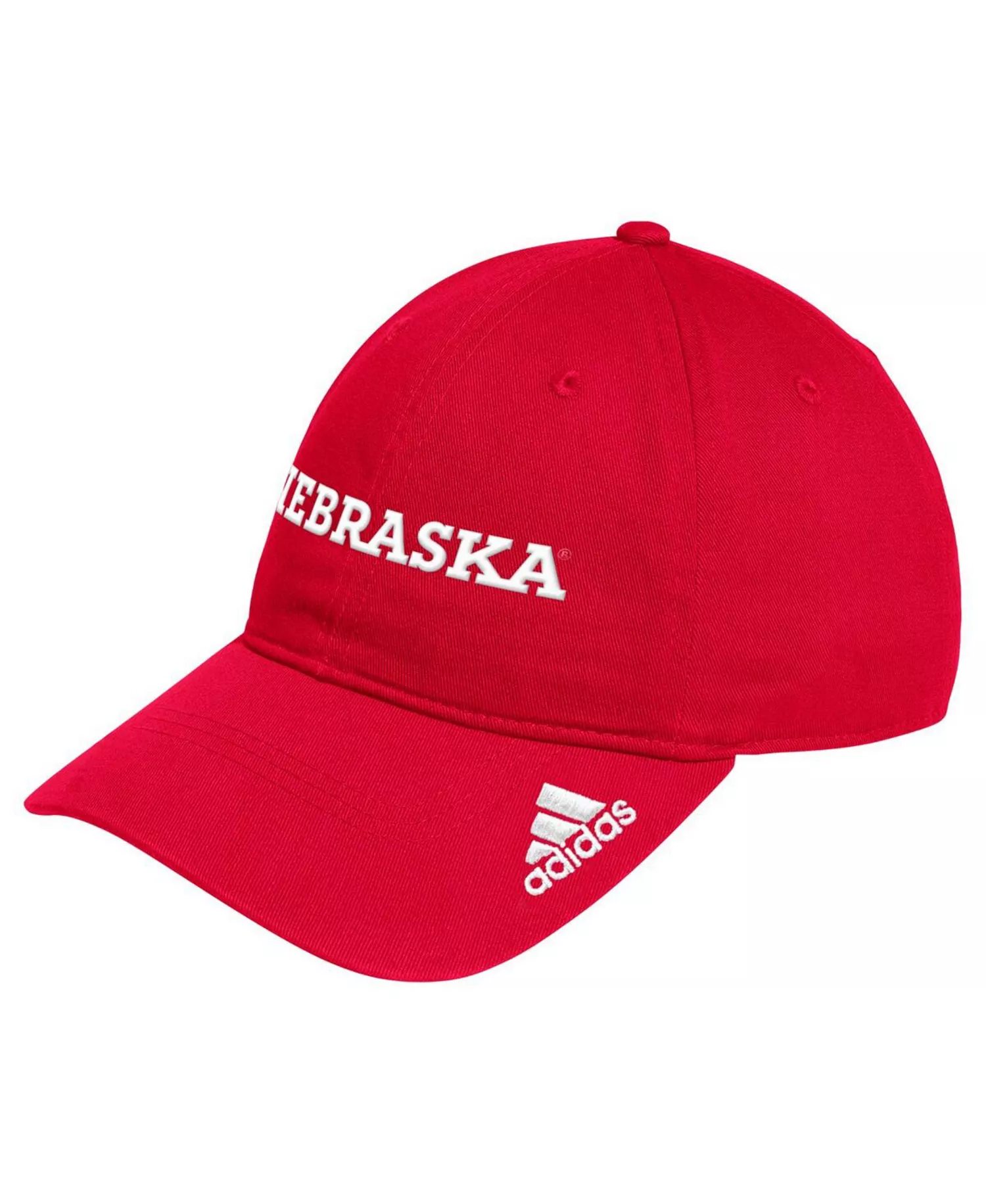 Men's Scarlet Nebraska Huskers Locker Room Wordmark Slouch Adjustable Hat - Scarlet - OSFM