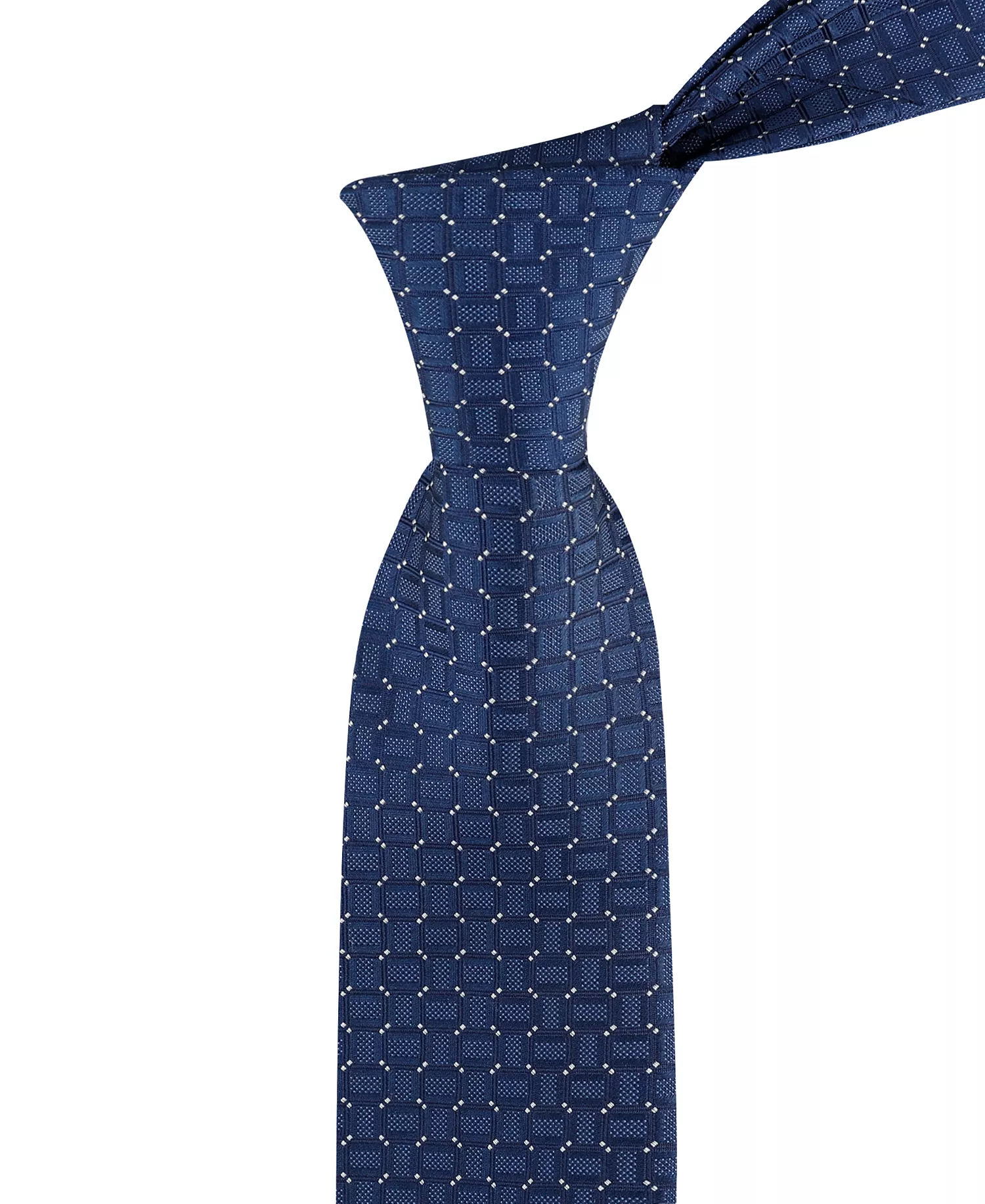Men's Kinzie Geo-Pattern Tie - Navy - ONE SIZE