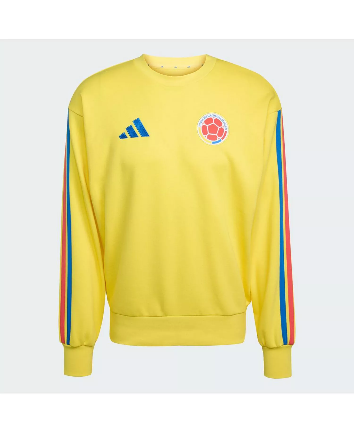 Men's Yellow Colombia National Team FIFA x World Cup Alphaskin Crewneck Sweatshirt - Yellow - 2XL