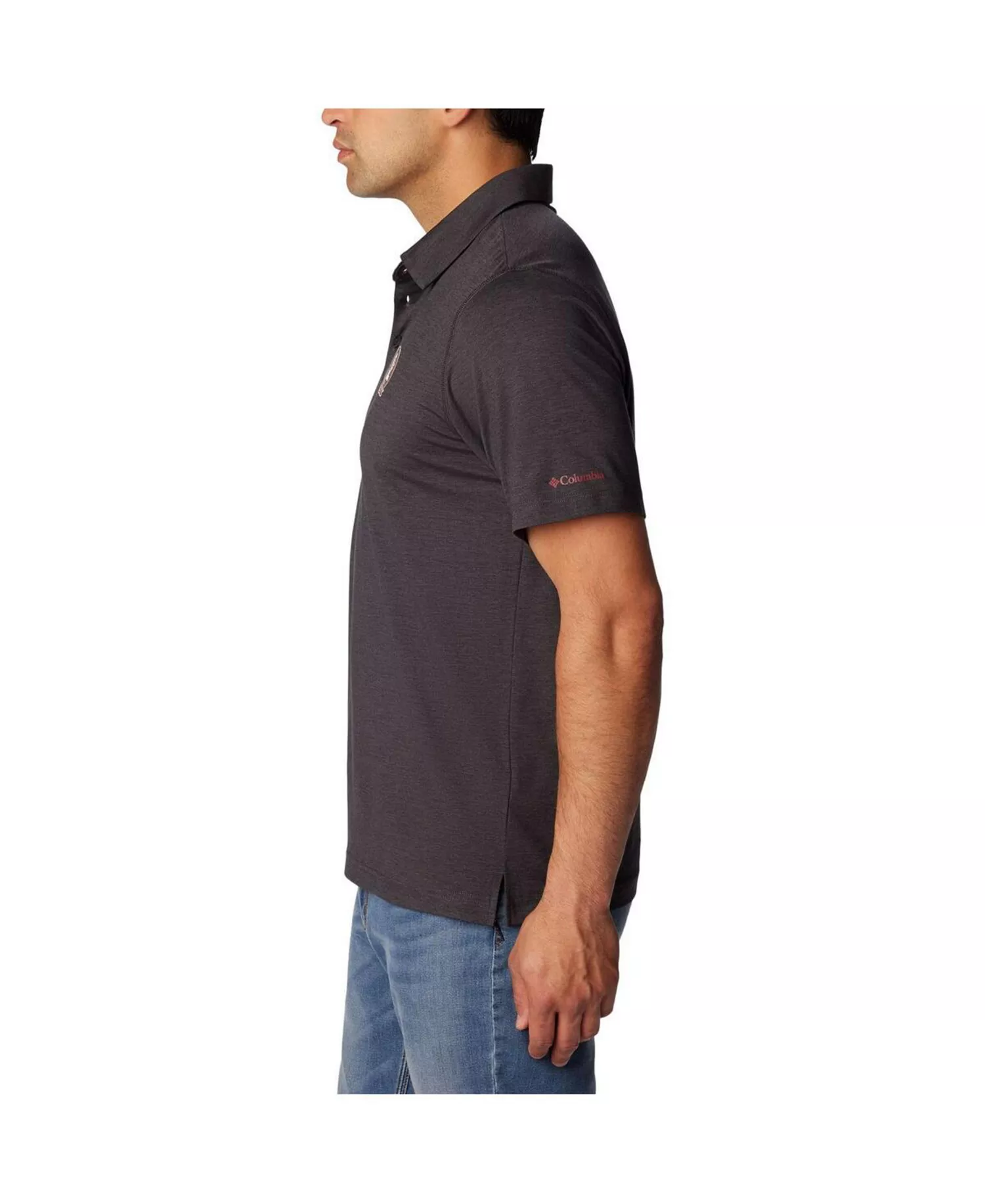 Men's Heather Black Florida State Seminoles Tech Trail Omni-Wick Polo Shirt - Heather Black - XL
