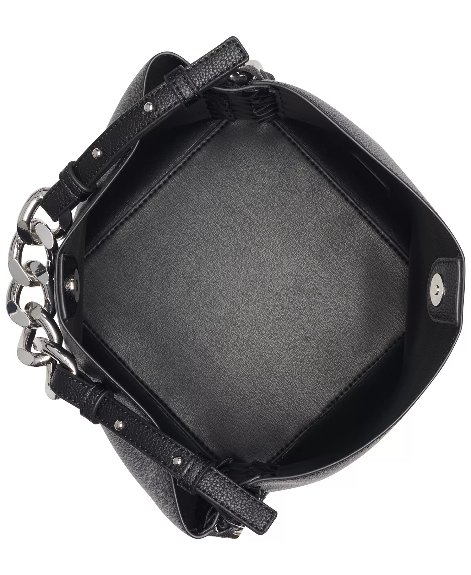 Riona Medium Bucket Bag - Black/silver - NO SIZE