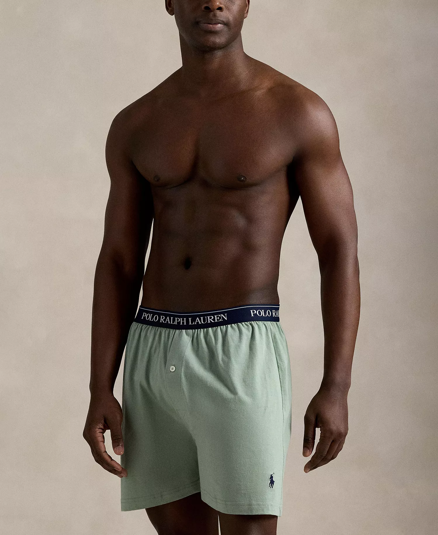 Men's Classic Cotton Knit Boxer Briefs, 5-Pack Set - Cruise Navy/Office Blue/Fatigue/Light Green/Andover Heather - L