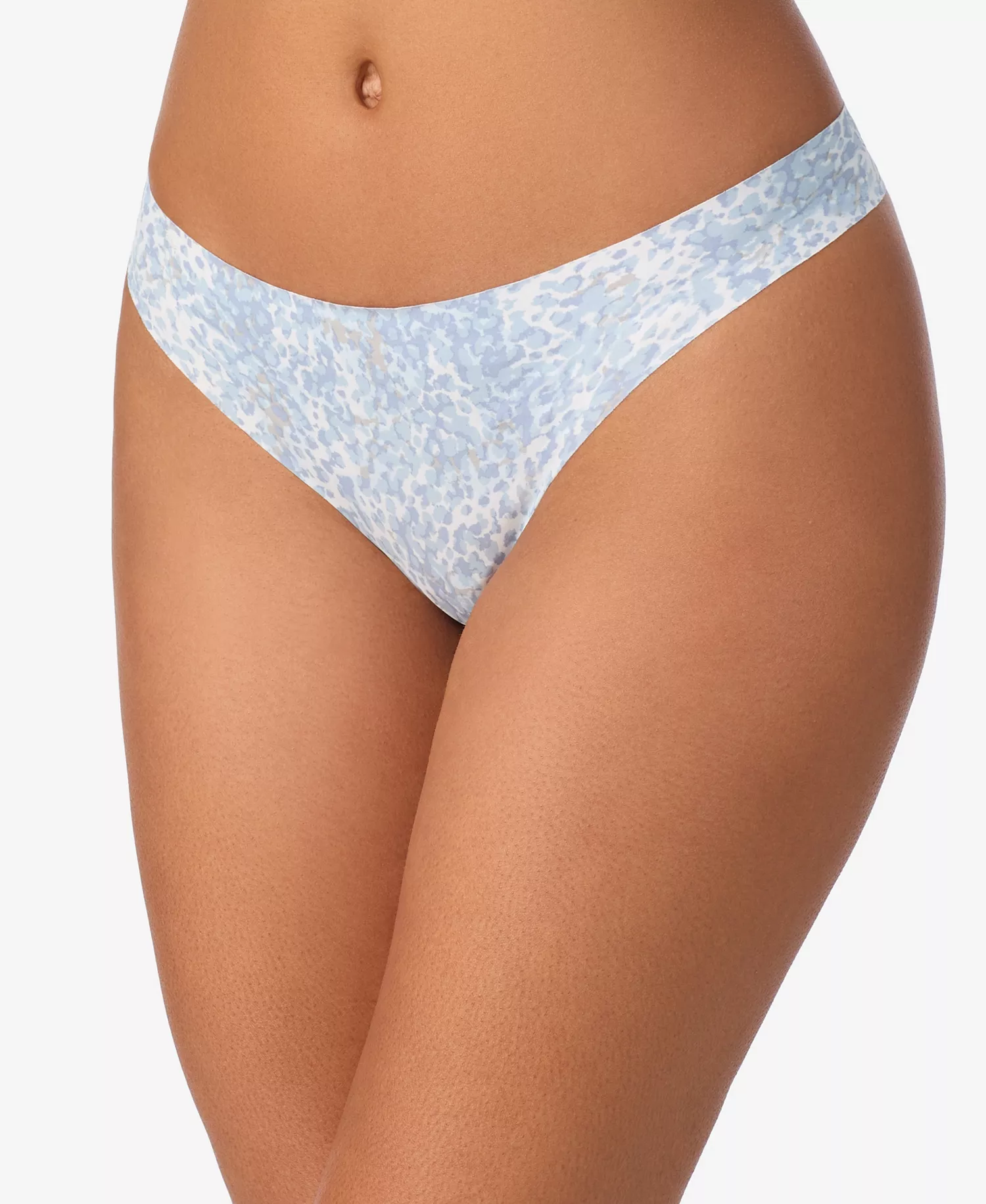 Women's Litewear Cut Anywear Logo Thong Underwear-DK5026 - Aquifer - L