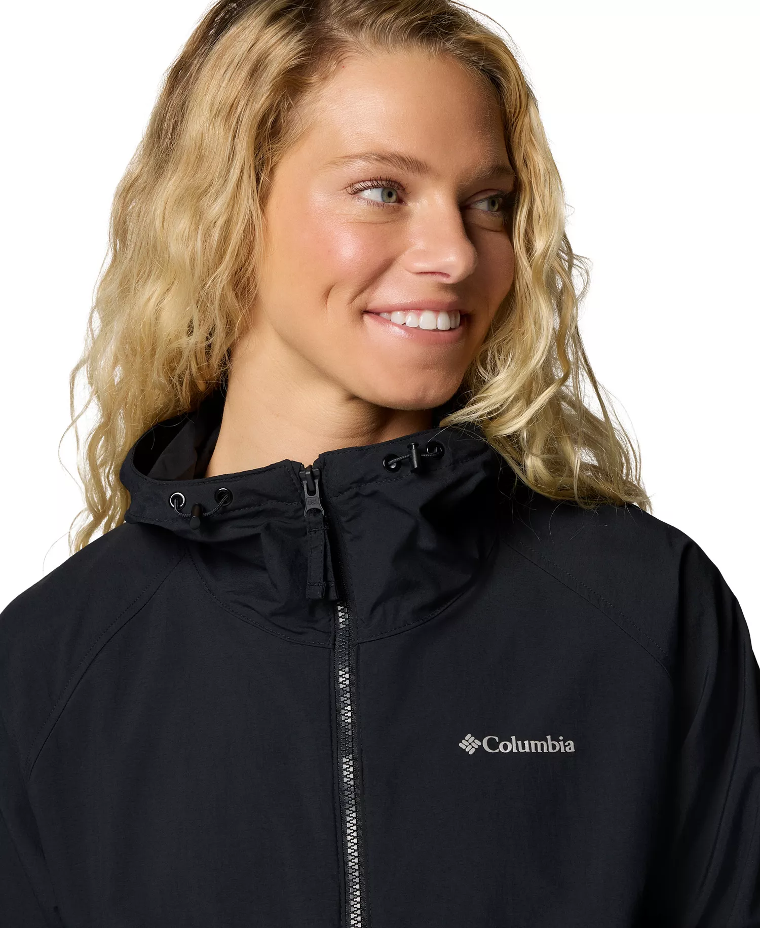 Women's Spire Valley Windbreaker Jacket - Black - L