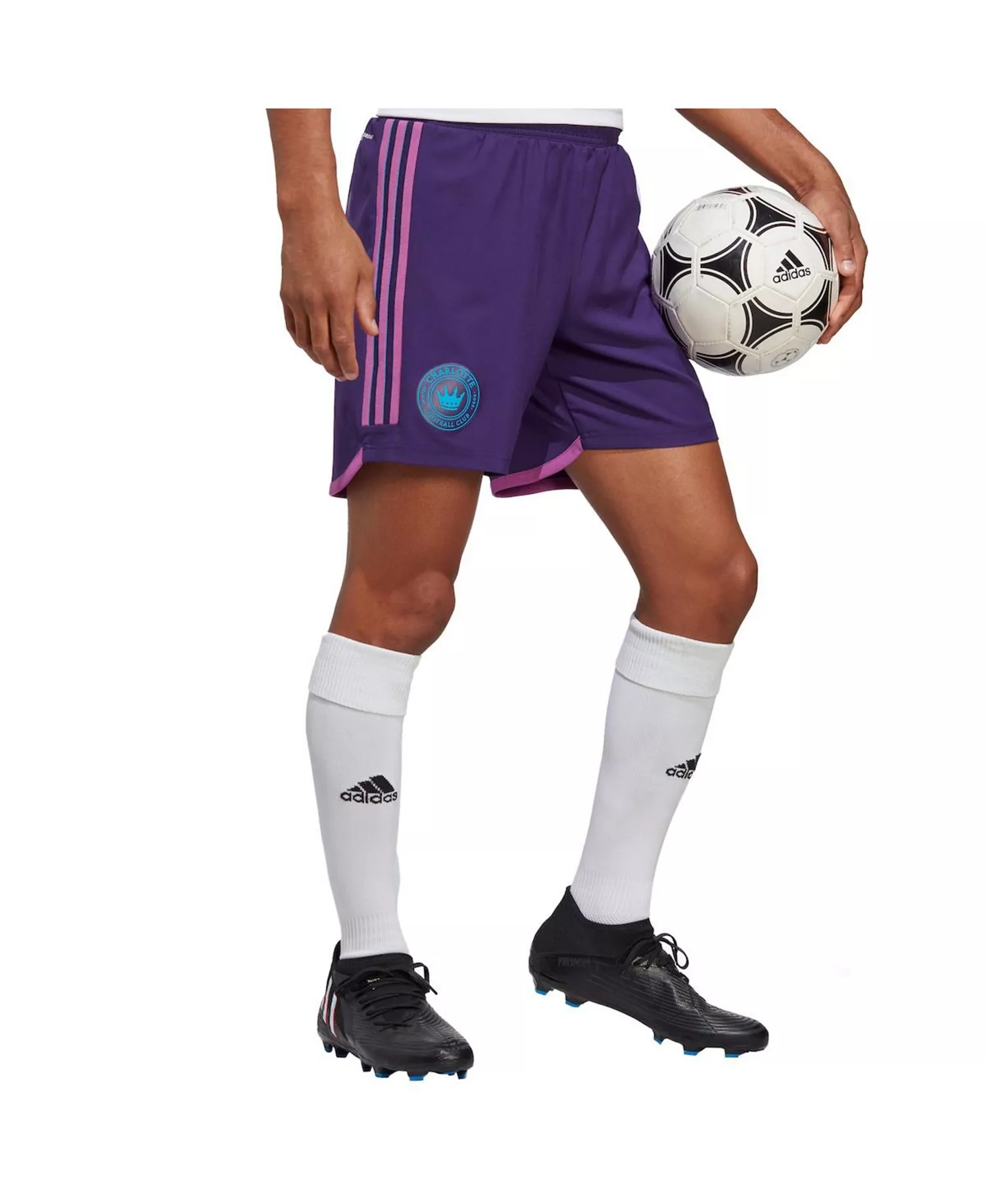 Men's Purple Charlotte FC AEROREADY Authentic Shorts - Purple - 2XL