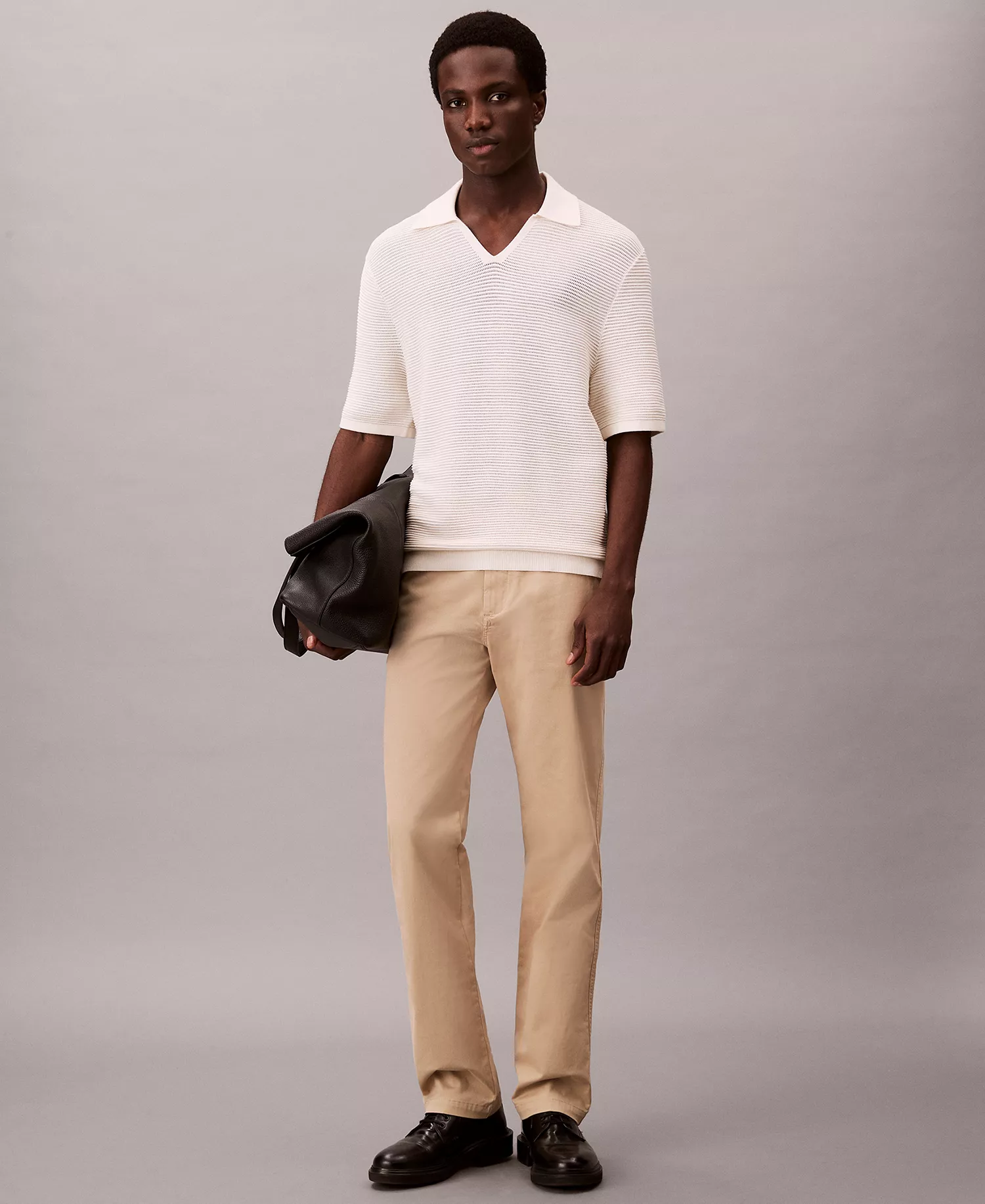 Men's Straight-Fit Chino Pants - Beige - 29x30