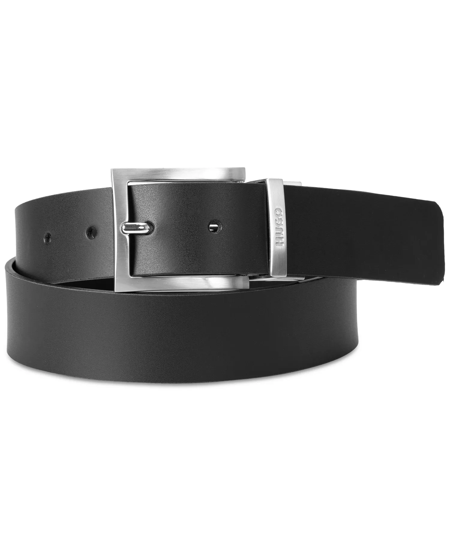 Hugo Boss Men's Sized Reversible Belt - Black / Dark Brown - 30