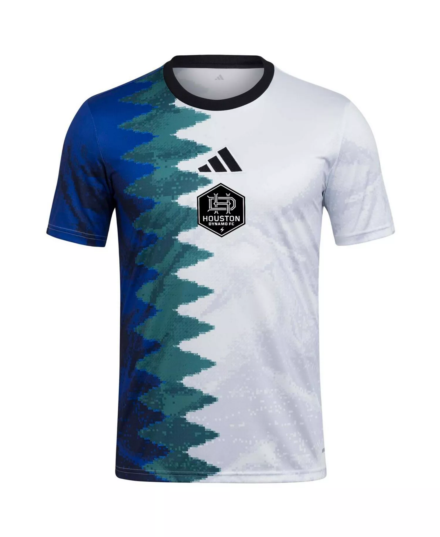 Men's White Houston Dynamo FC 2025 Gaming AEROREADY Pre-Match Jersey - White - L