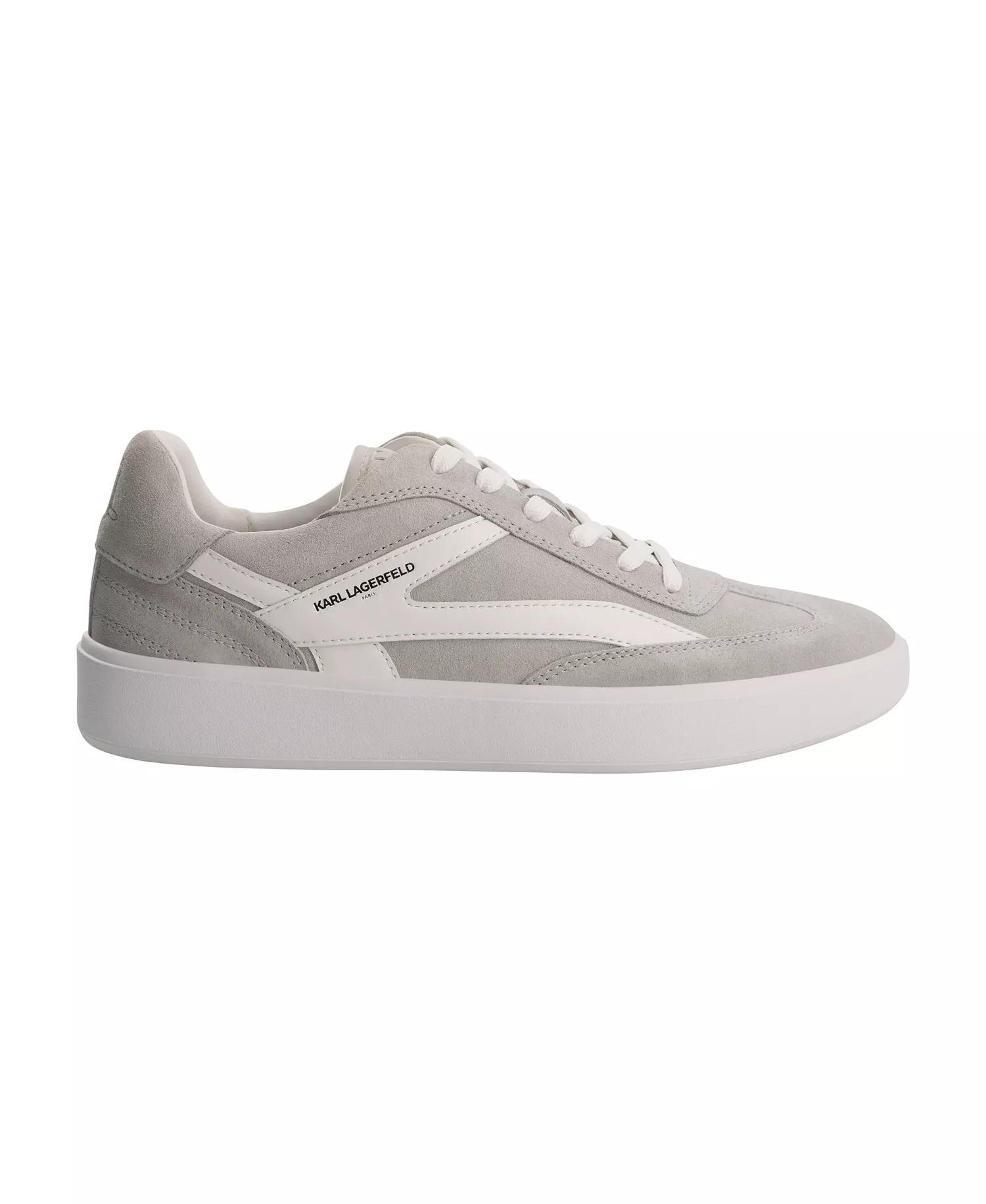 Men's Side K Racer Toe Sneakers - Light gray - 10.5