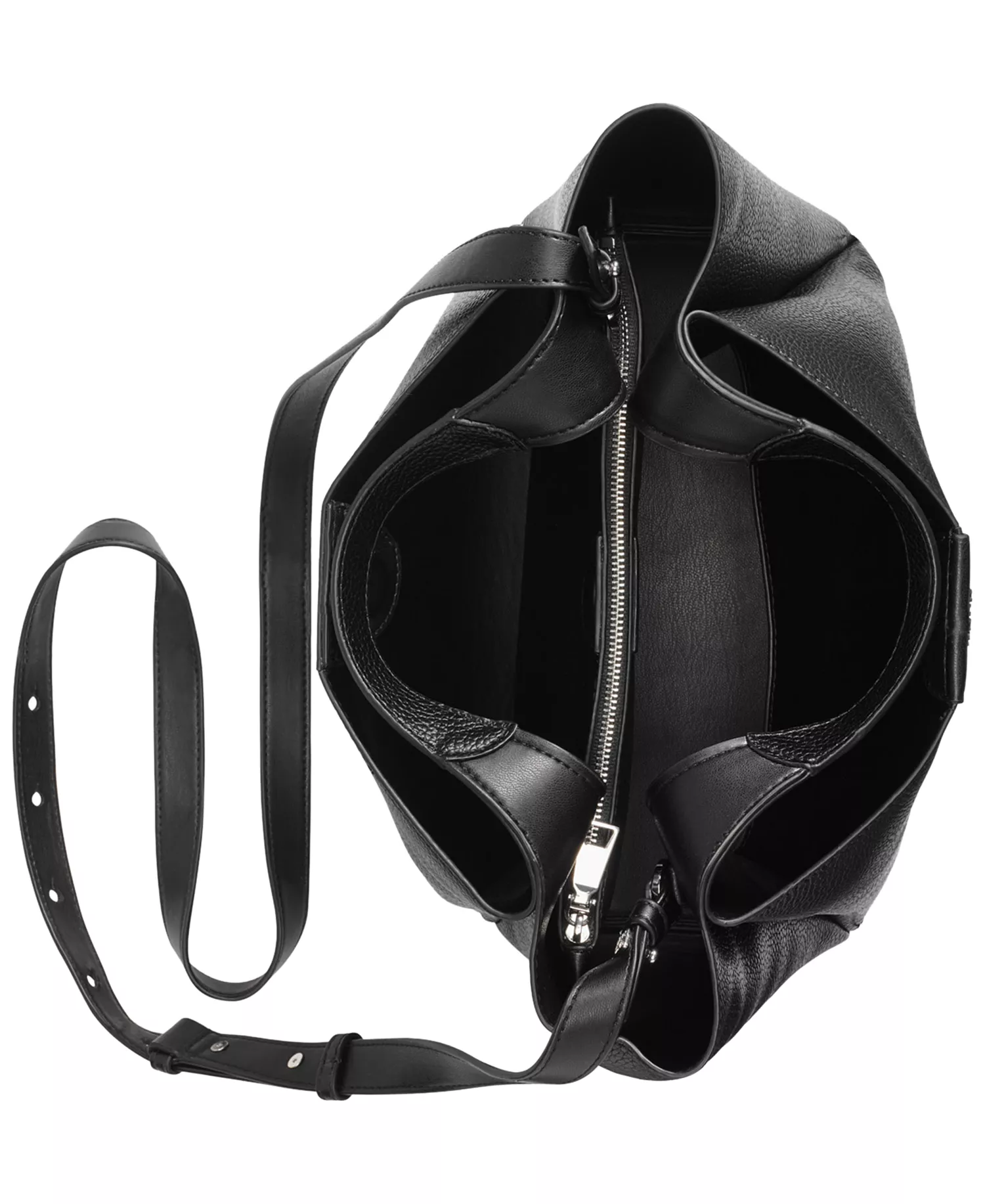 Willa Small Top Handle Satchel Bag - Black/silver - NO SIZE