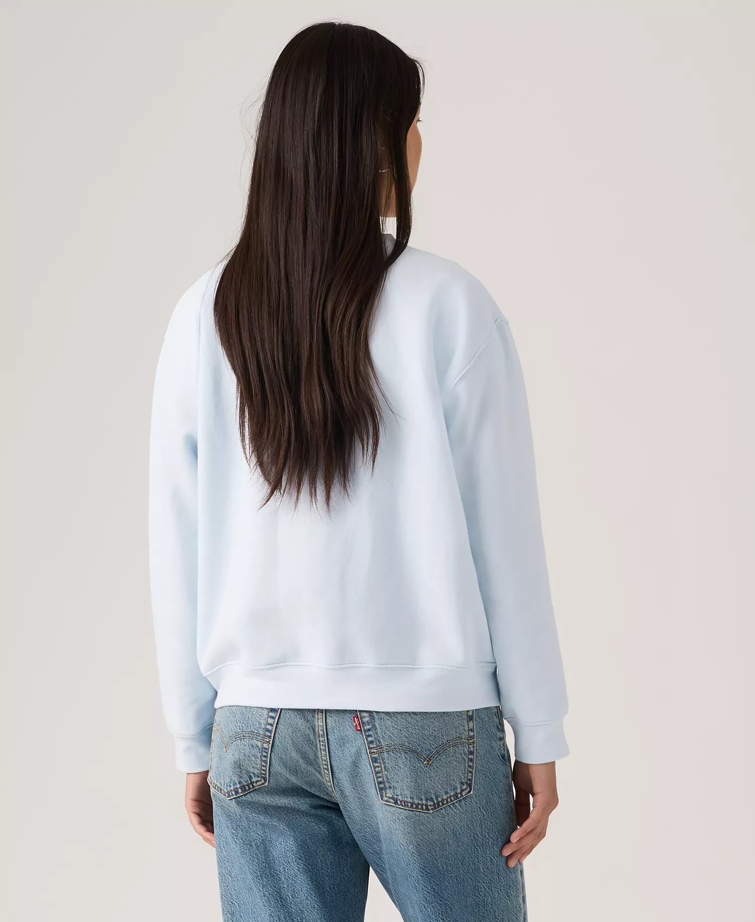 Women's Graphic Everyday Crew Neck Sweatshirt - Bandana blue - L