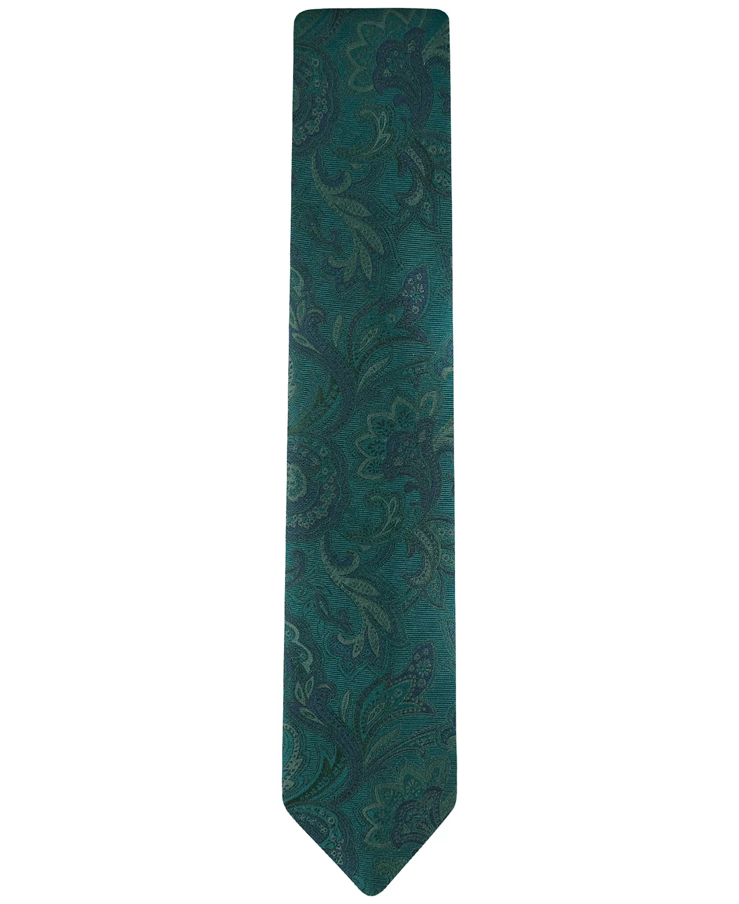 Men's Tonal Paisley Tie - Hunter Green - ONE SIZE