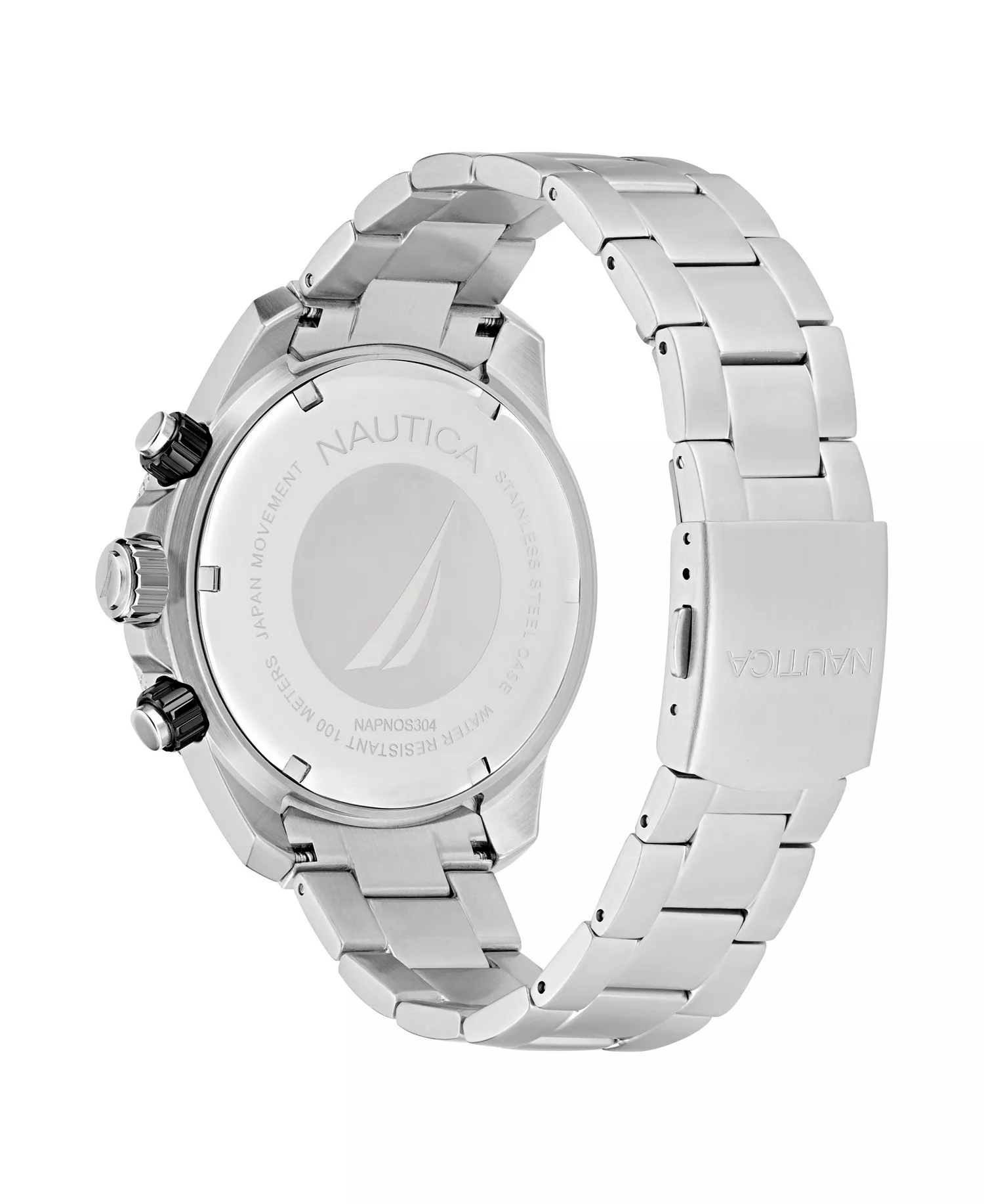Men's Analog Silver-Tone Stainless Steel Watch Set, 48mm - Silver-Tone - NO SIZE