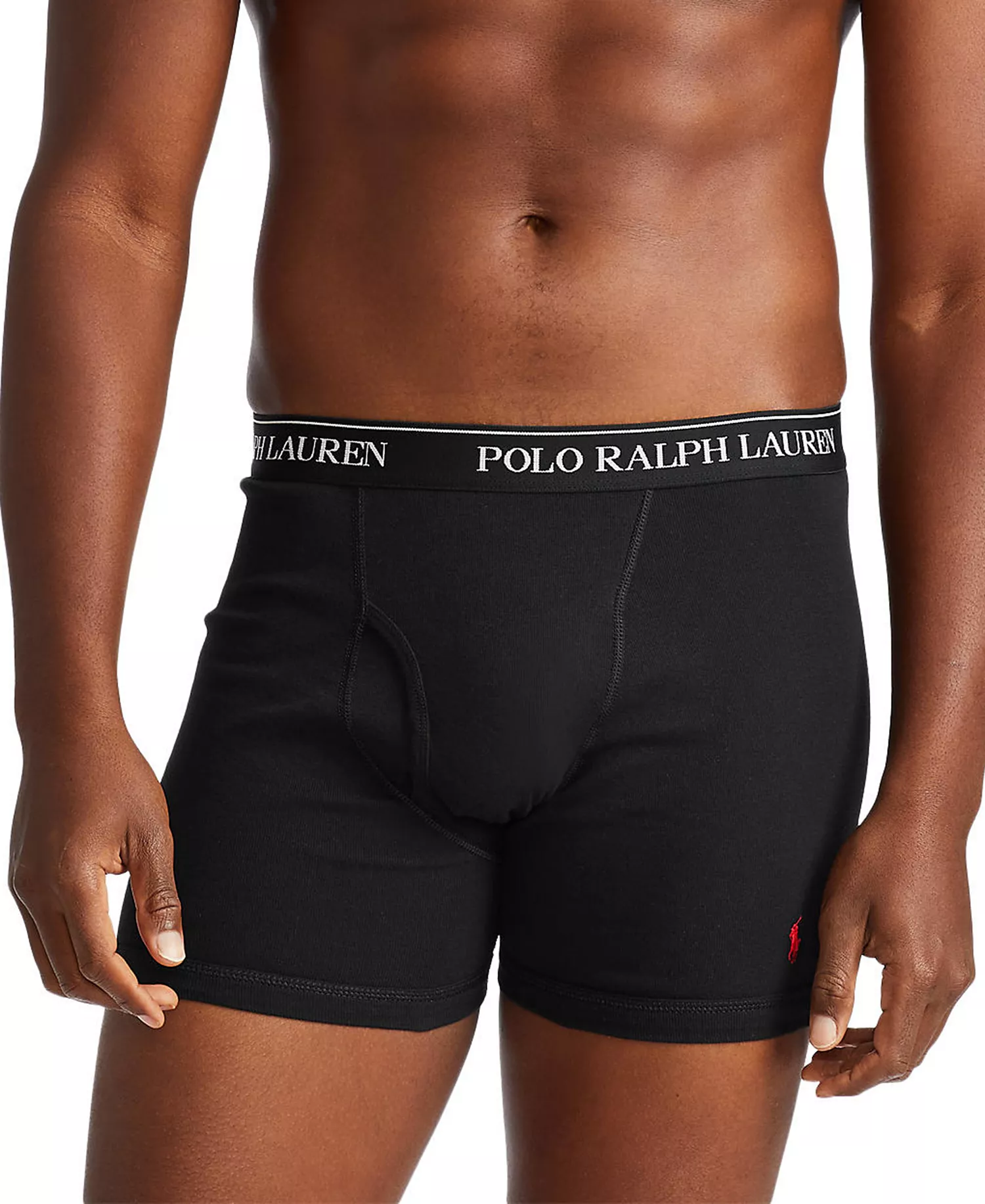 Men's 3-Pack Big & Tall Cotton Boxer Briefs - Black/grey - 1X