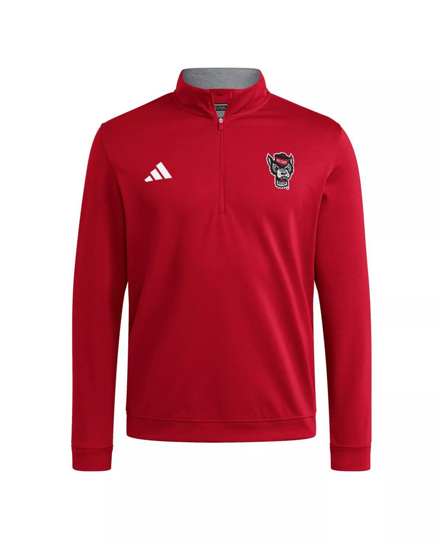 Men's Red NC State Wolfpack Elevated Tri-Blend Quarter-Zip Pullover Sweatshirt - Red - 2XL